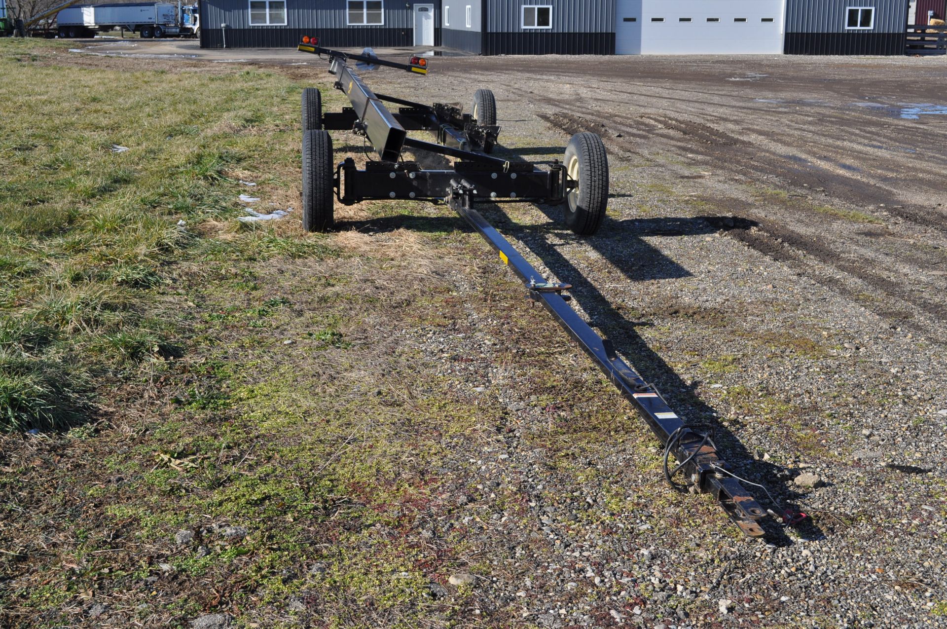 40’ J&M 1082 header cart, 235/85R16 tires, lights, folding tongue, SN 4018 - Image 3 of 15