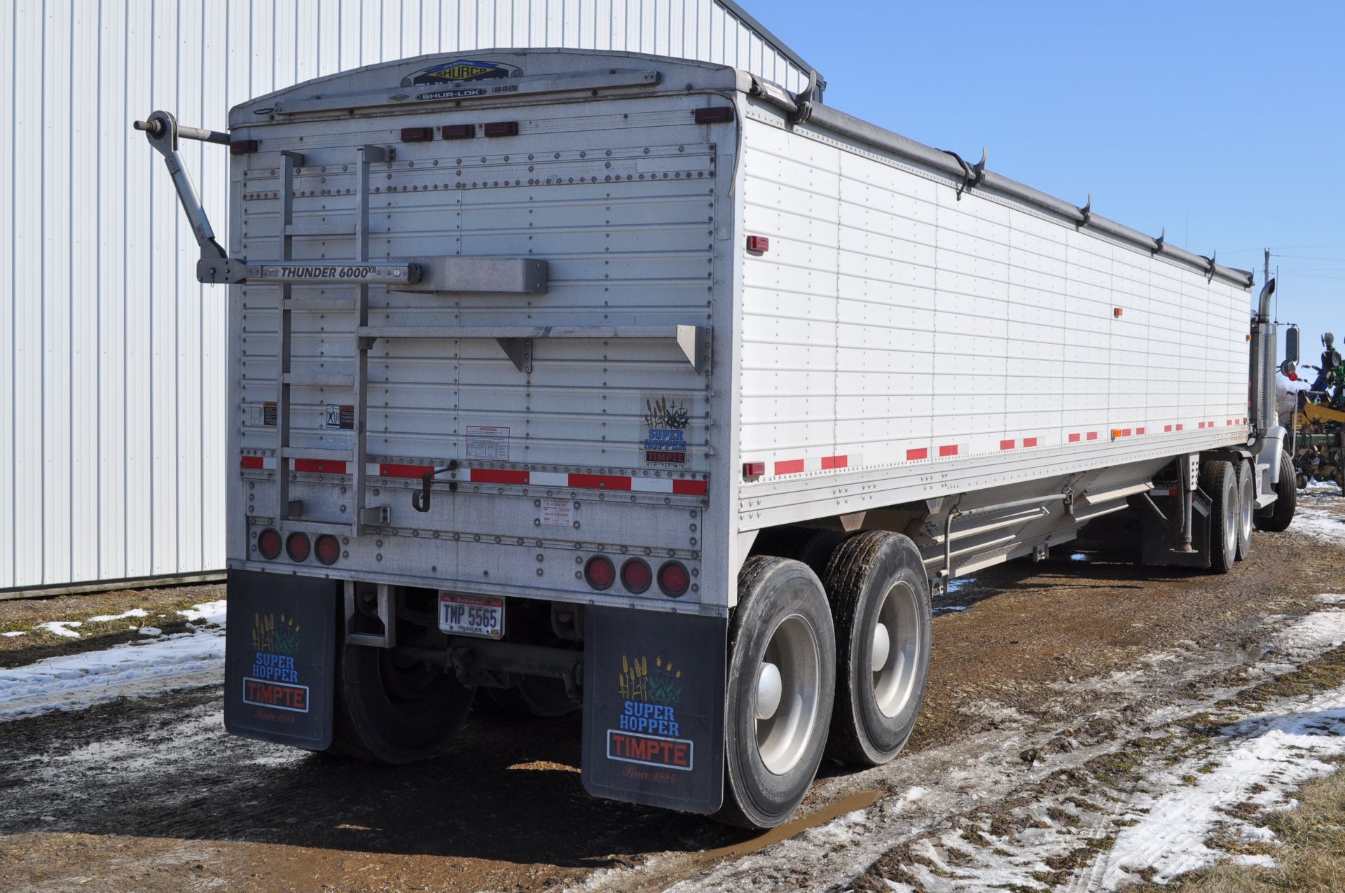 40’ 1998 Timpte hopper bottom trailer, commercial hoppers, 11R24.5 tires, spring ride, 4 alum - Image 2 of 21