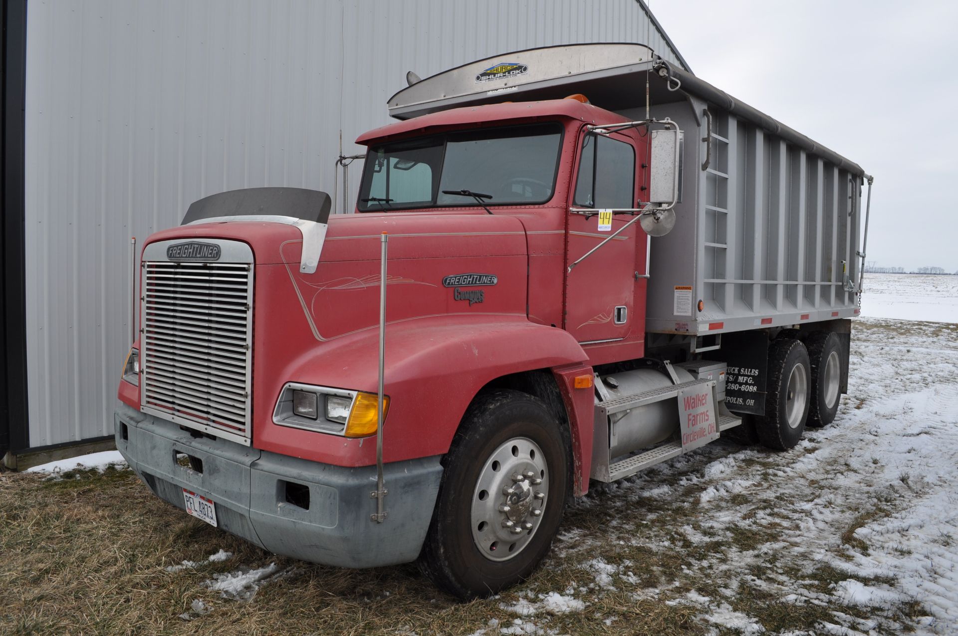 1991 Freightliner FLD dump truck, Cummins 855 Formula 350 engine, Eaton Performance 9 spd, 16’ Pro