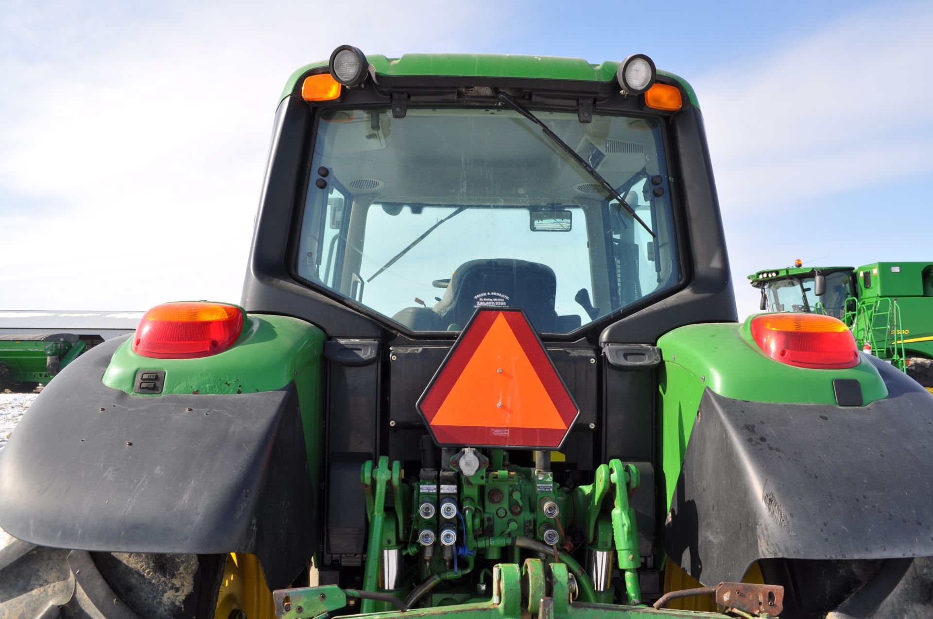 John Deere 6430 tractor, MFWD, C/H/A, 6x4 trans, 460/85R38 rear, 420/85R24 front, front fenders, - Image 20 of 36