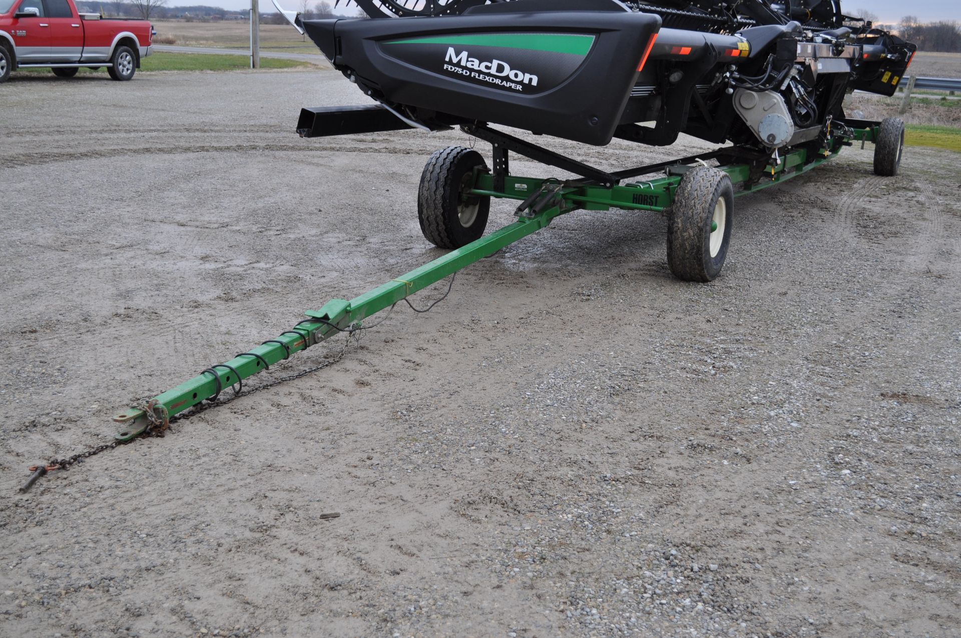 40’ Horst CHCF all-wheel steer header cart, 11L-15FI tires, lights, SN 103623 - Image 2 of 13