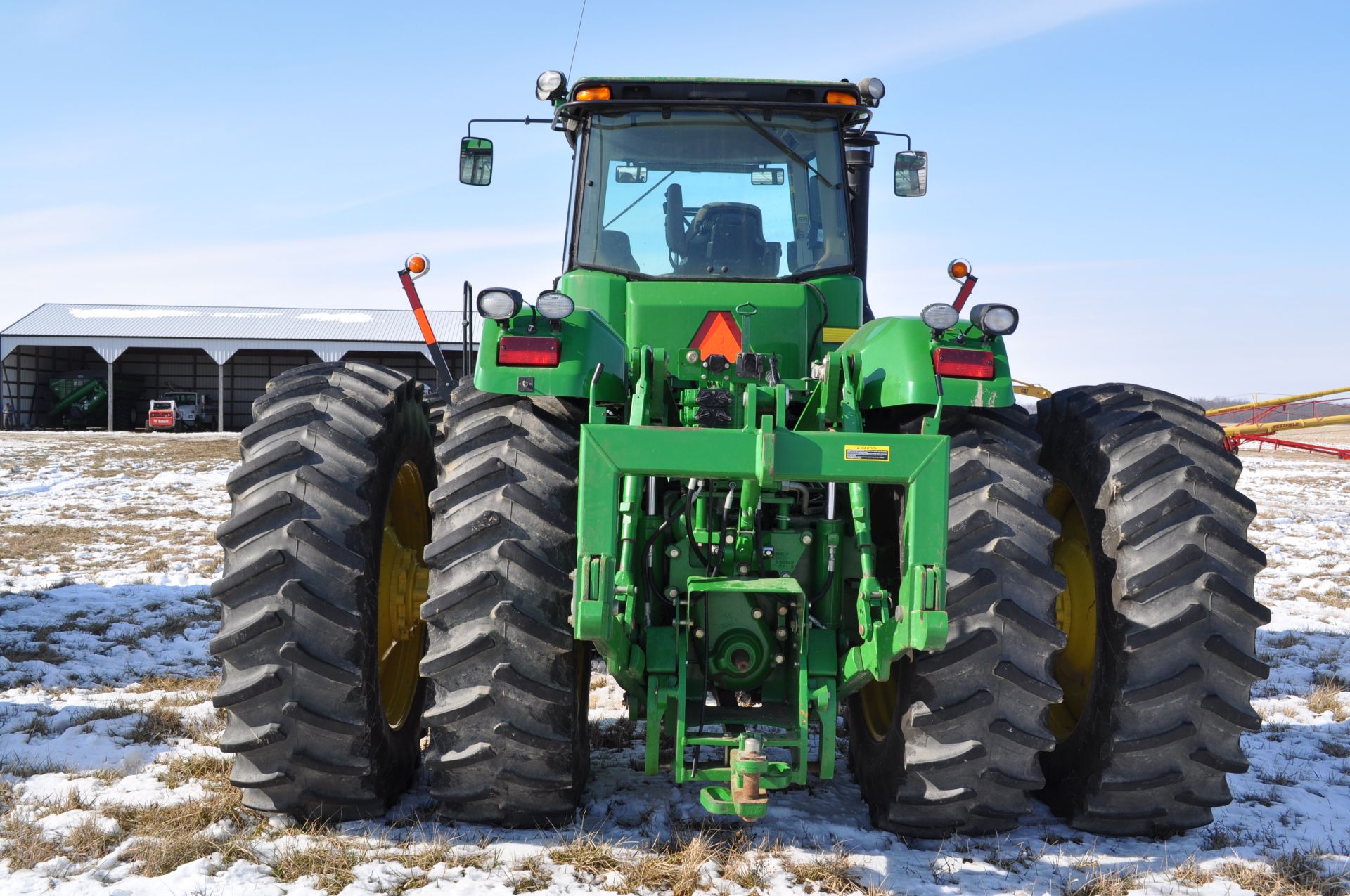 John Deere 9220 tractor, 4WD, 520/85R42 duals, power shift, rear wheel wts, 4 hyd remotes, 3pt, - Image 3 of 35