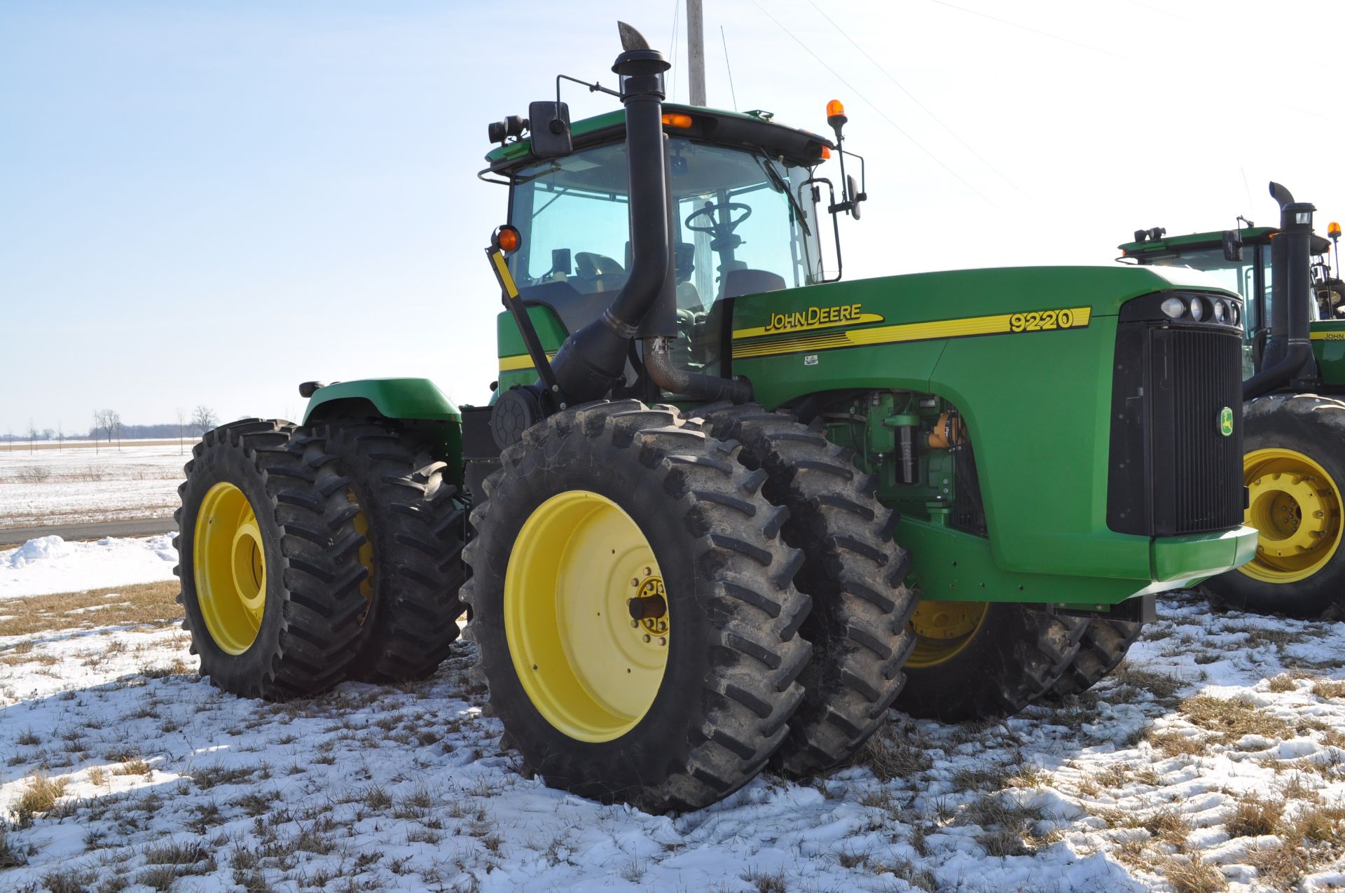John Deere 9220 tractor, 4WD, 520/85R42 duals, power shift, rear wheel wts, 4 hyd remotes, 3pt, - Image 5 of 35