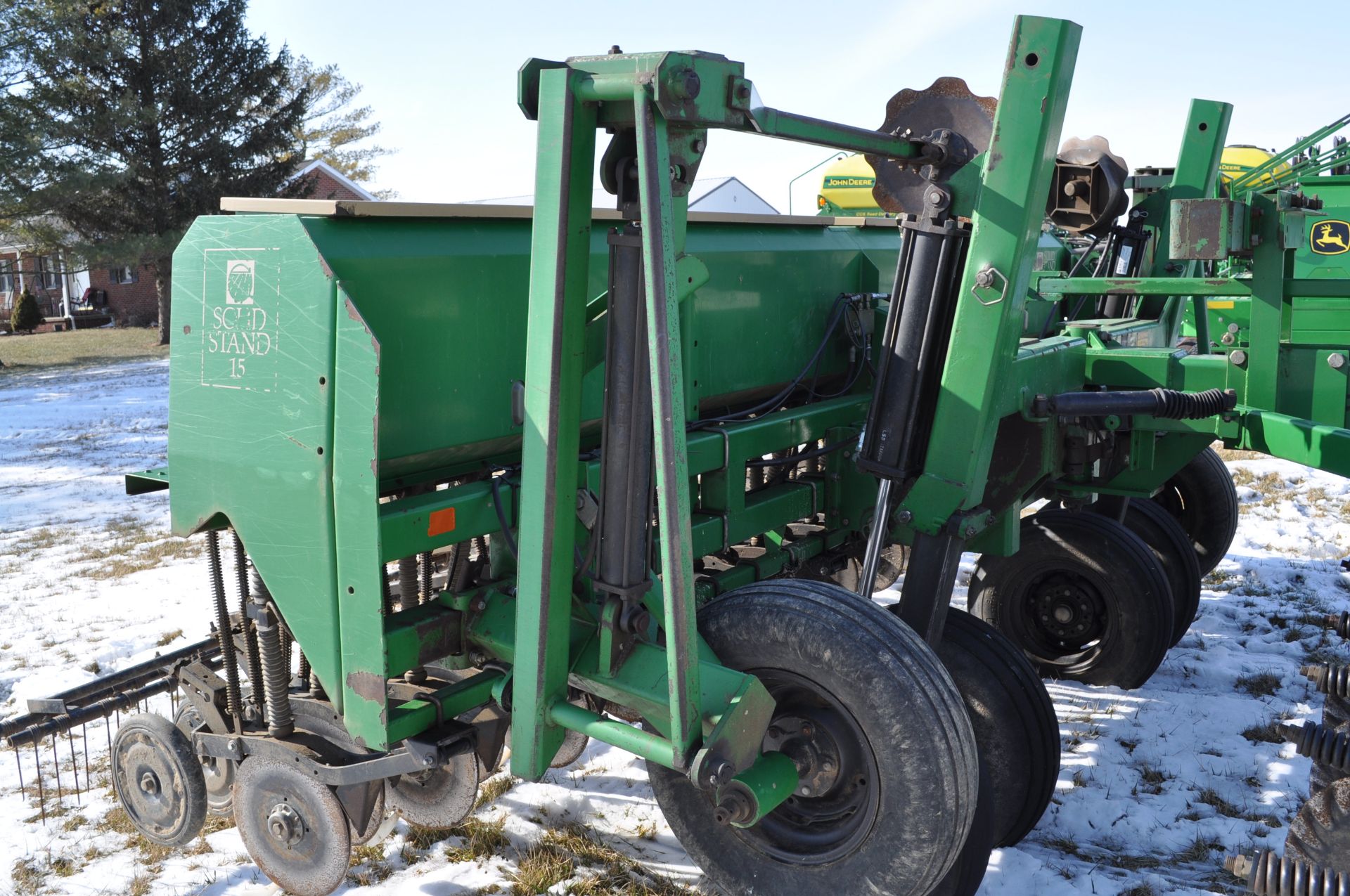 15’ Great Plains no-till drill, 7.5” spacing, Keeton seed firmers, markers, ground drive, population - Image 21 of 22