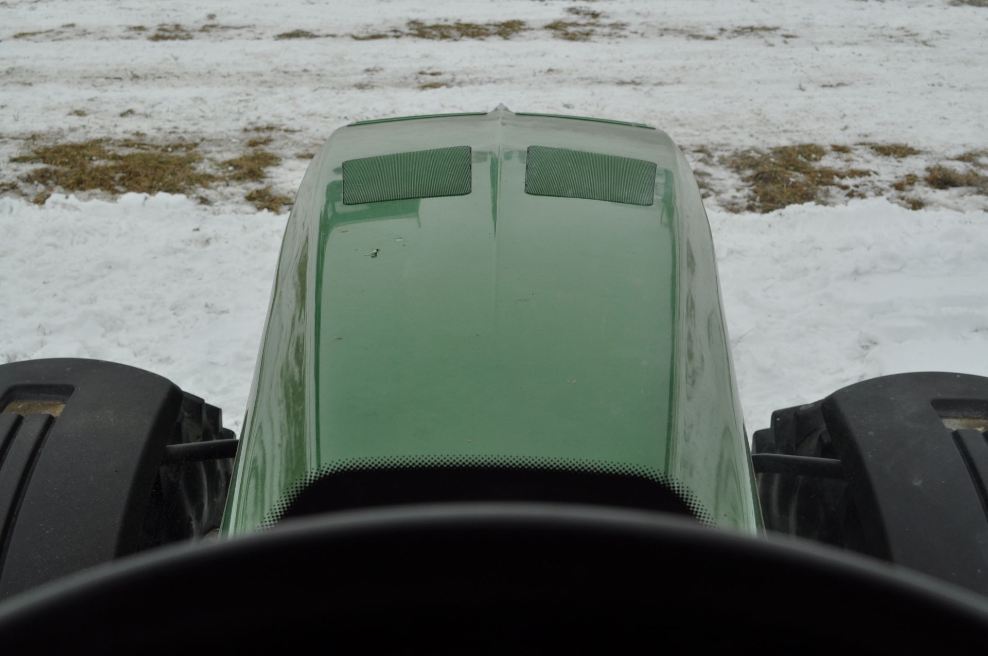 John Deere 8430 tractor, MFWD, 480/80R50 duals, 420/85R34 front, power shift, front fenders, front - Image 36 of 37