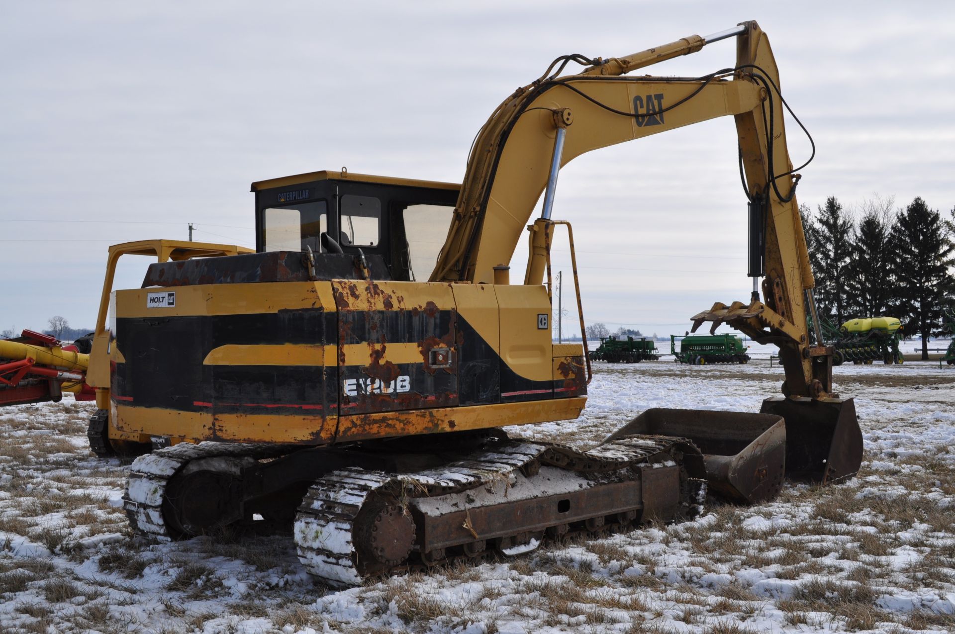 CAT E120B excavator, hyd thumb, 36” bucket, ditch bucket, 5274 hrs, SN 001200 - Image 4 of 16