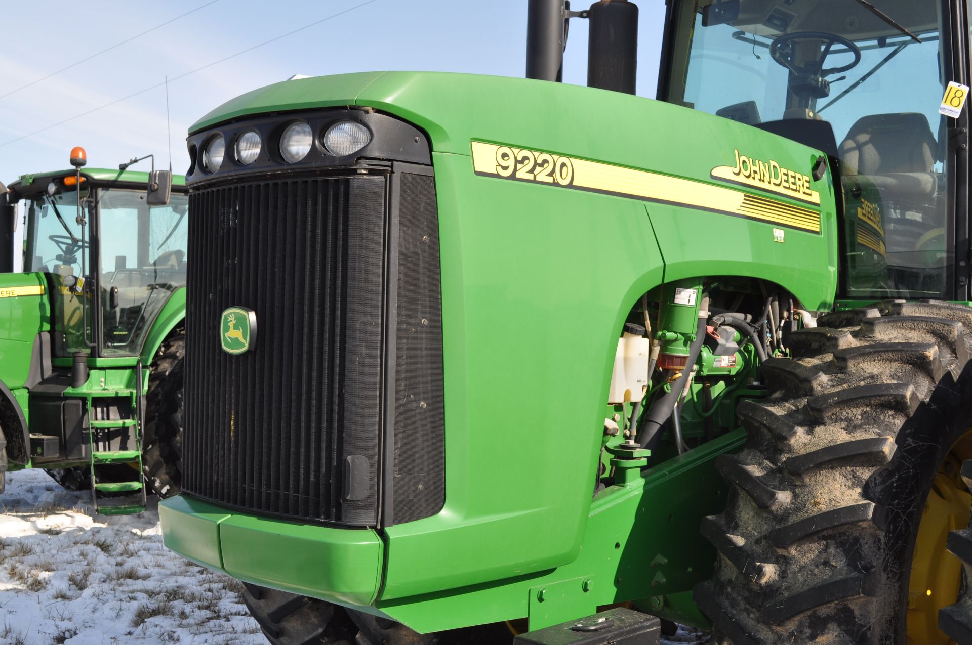 John Deere 9220 tractor, 4WD, 520/85R42 duals, power shift, rear wheel wts, 4 hyd remotes, 3pt, - Image 21 of 35