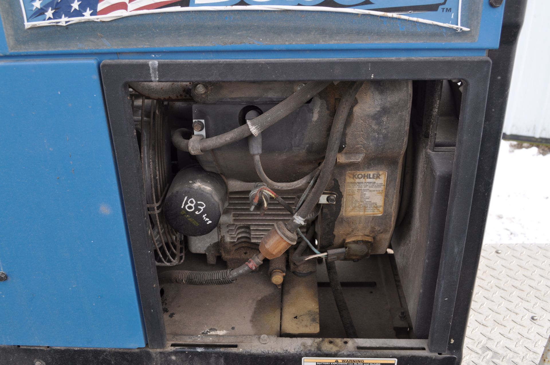 Miller Bobcat 225 welder/generator, 218 hrs, Kohler gas engine - Image 8 of 8