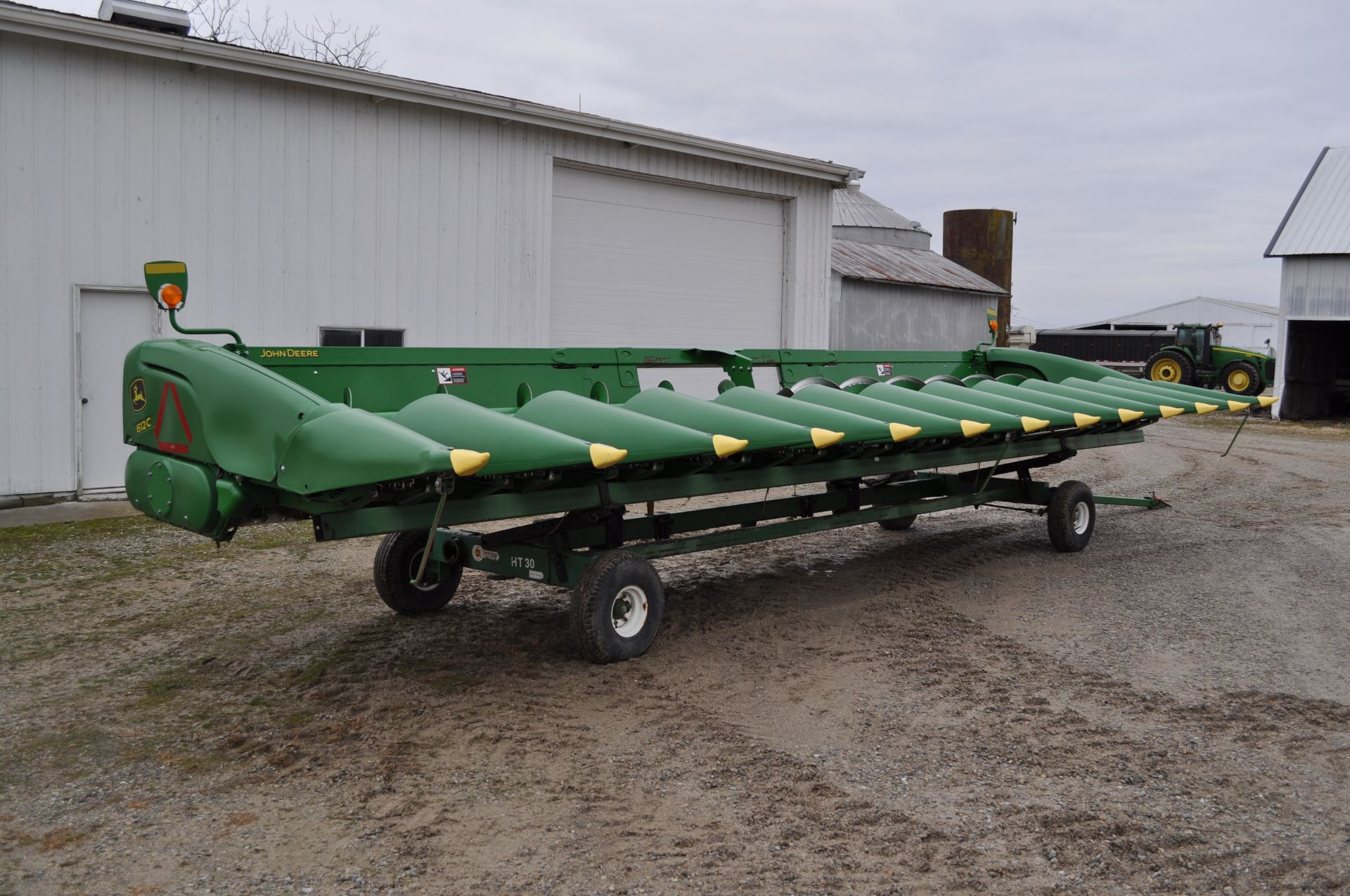 John Deere 612C corn head, height sensors, row sense, knife rolls, (2) NDY stalk stompers, SN - Image 5 of 27