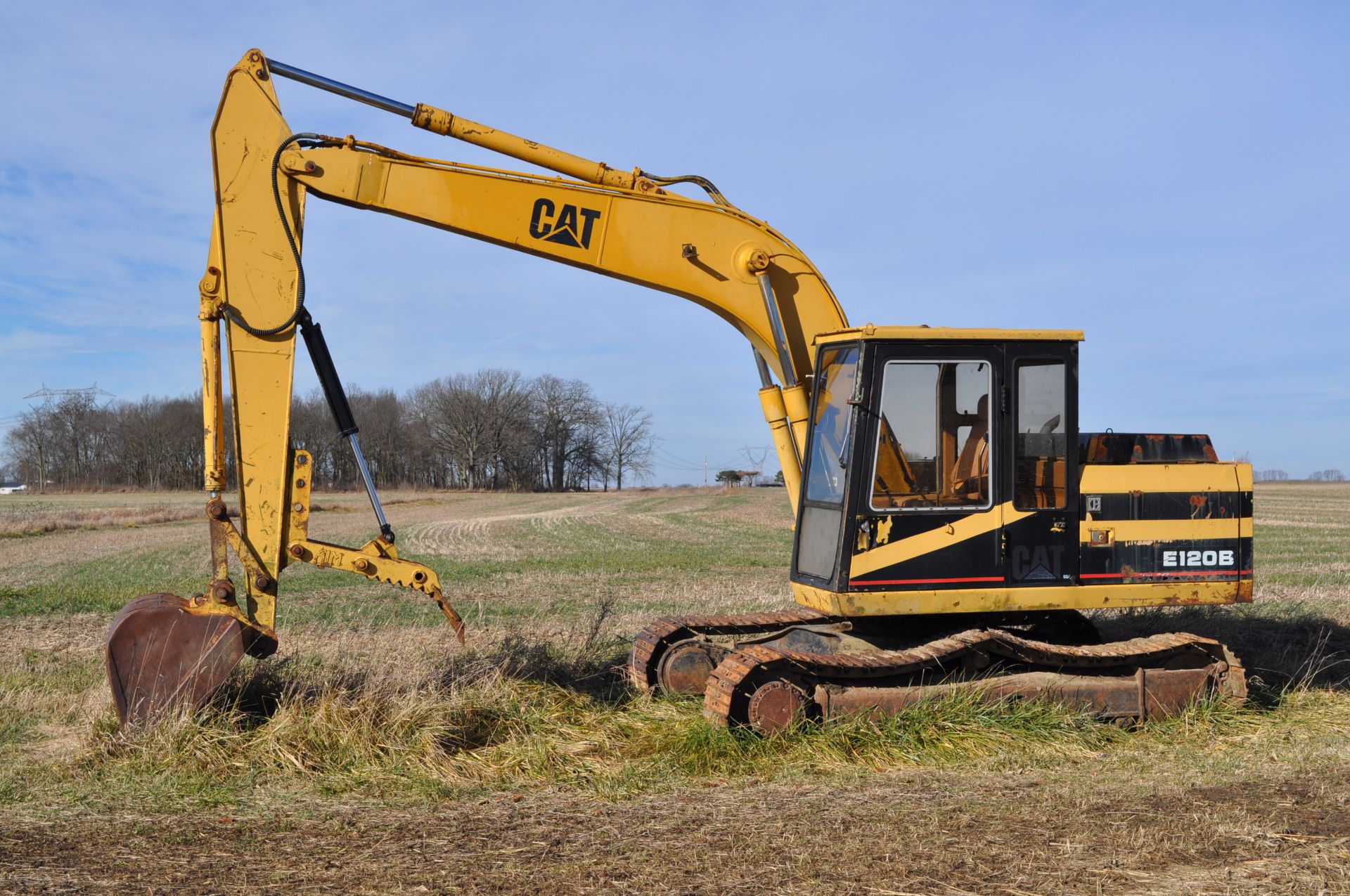 CAT E120B excavator, hyd thumb, 36” bucket, ditch bucket, 5274 hrs, SN 001200 - Image 16 of 16