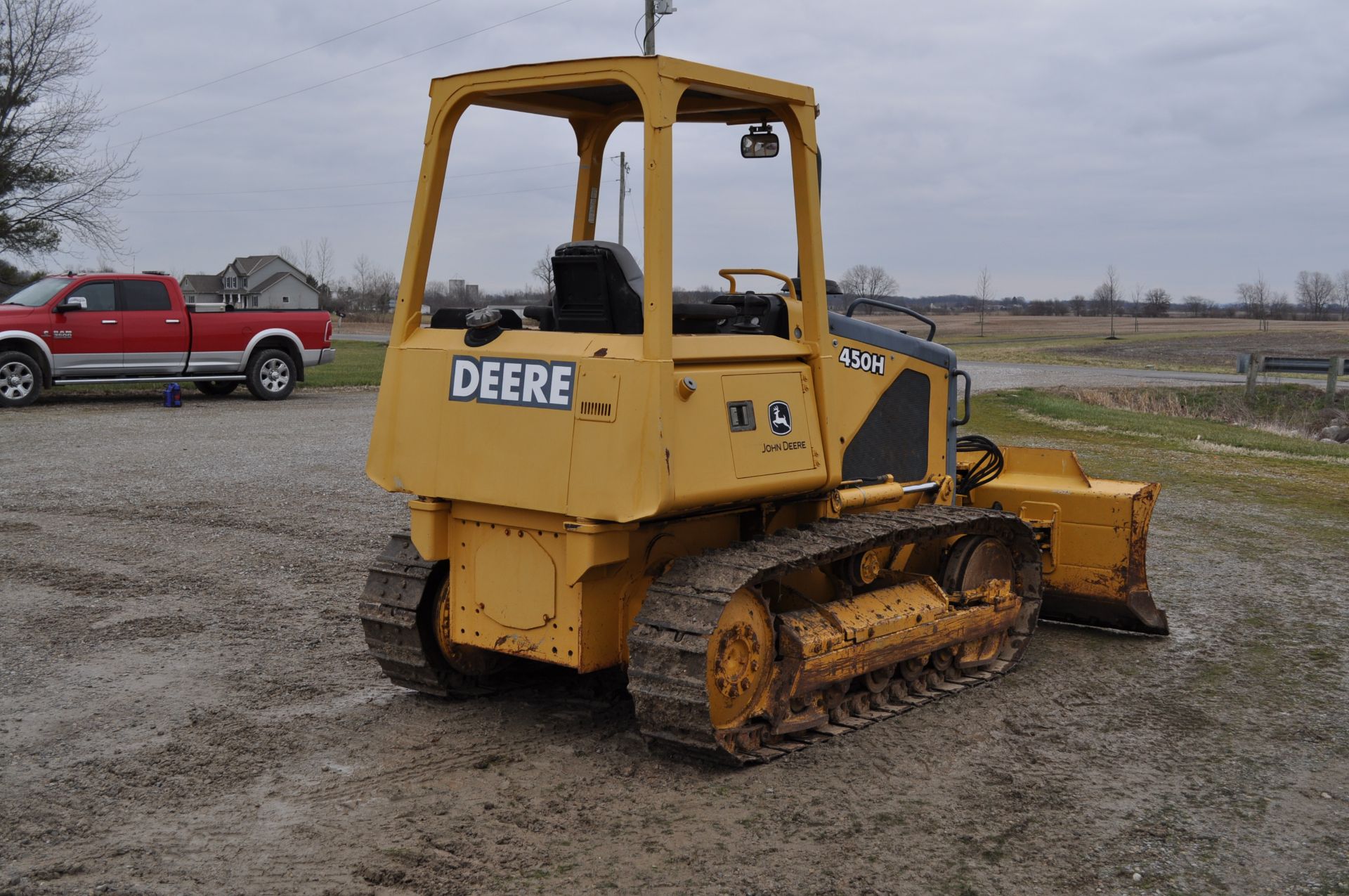 John Deere 450 H dozer, 7 ½’ 6-way blade, 14” tracks, 3597 hrs, SN T0450HX908678 - Image 9 of 22