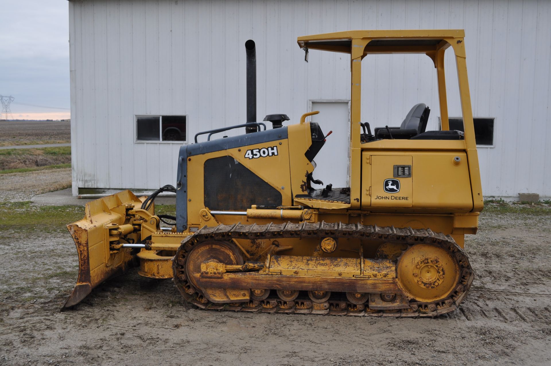 John Deere 450 H dozer, 7 ½’ 6-way blade, 14” tracks, 3597 hrs, SN T0450HX908678 - Image 2 of 22