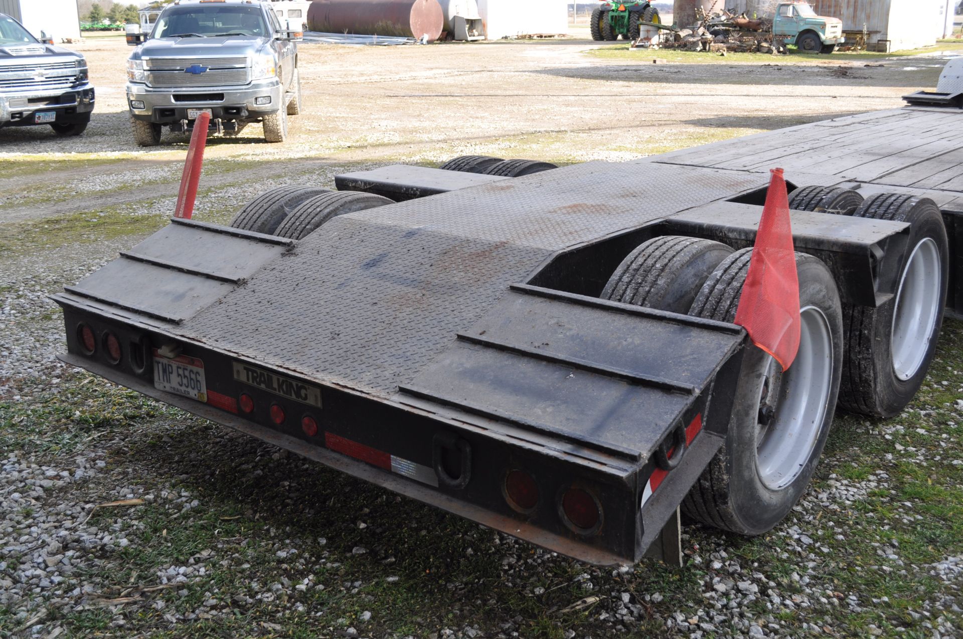 1990 Trail King TK70DGP-432 hyd detach trailer, NEW self contained power unit, 22’ well, 43’ overall - Image 10 of 16