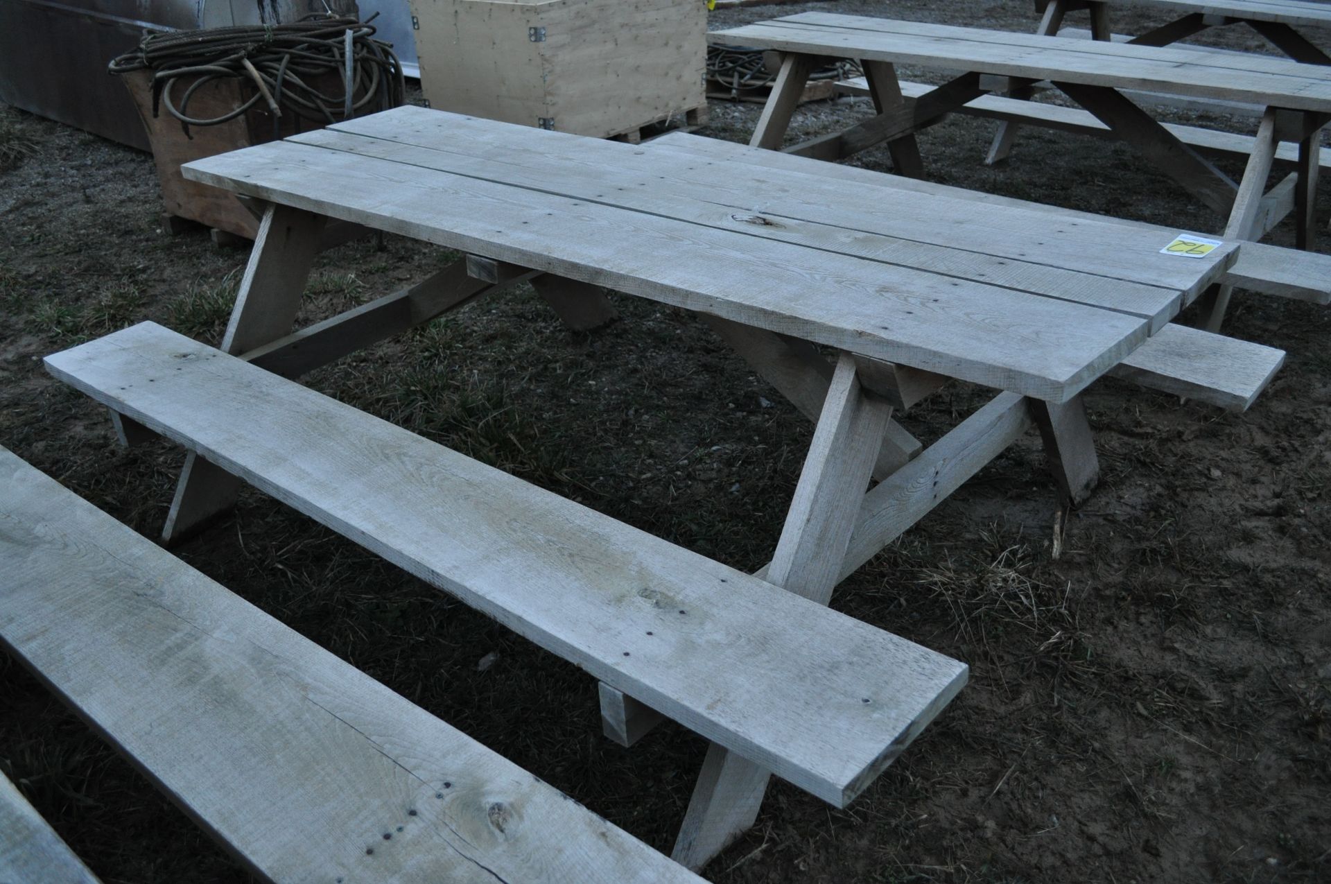 Picnic table, 8’ long - Image 2 of 2