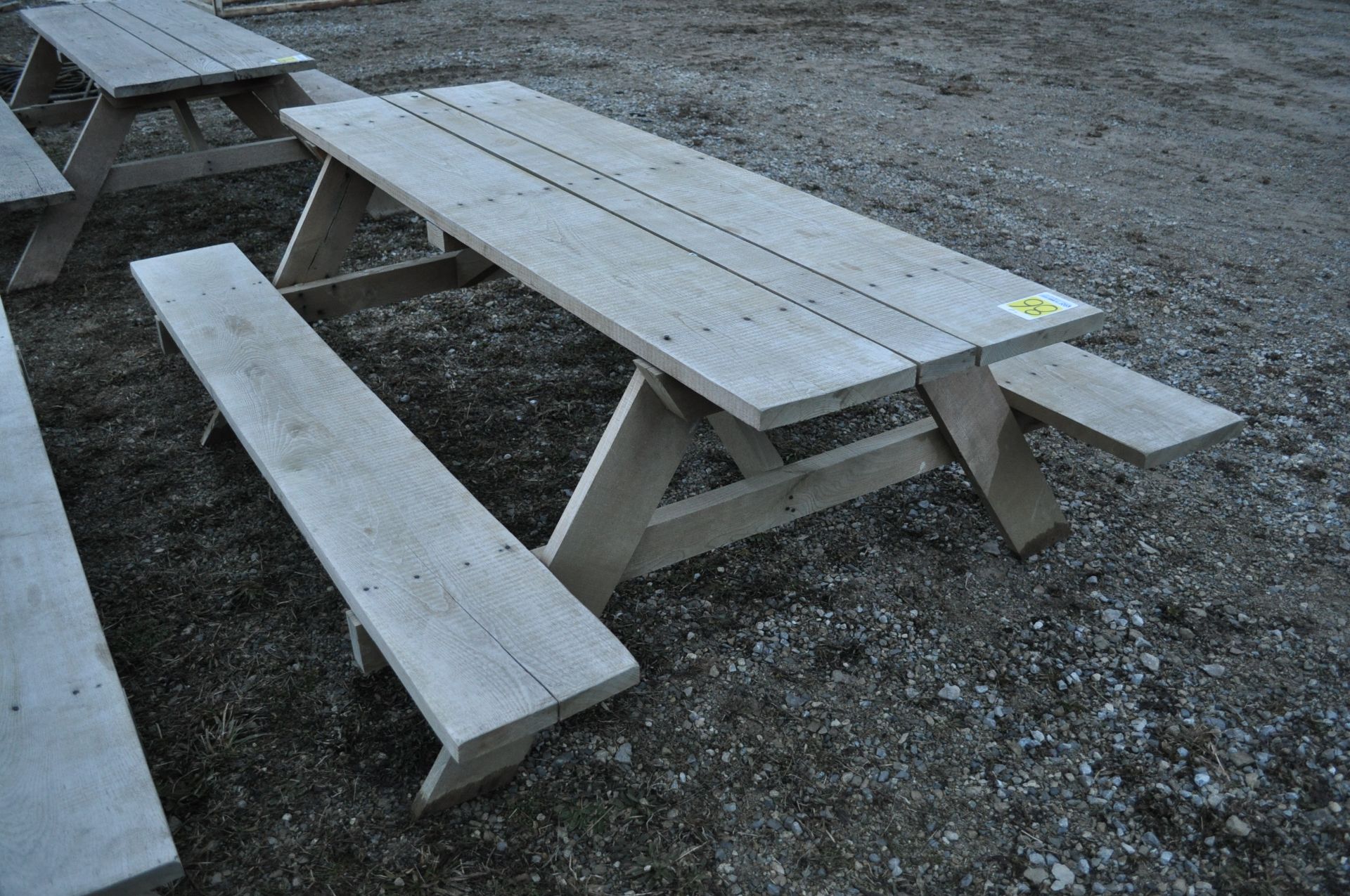 Picnic table, 8’ long - Image 2 of 2