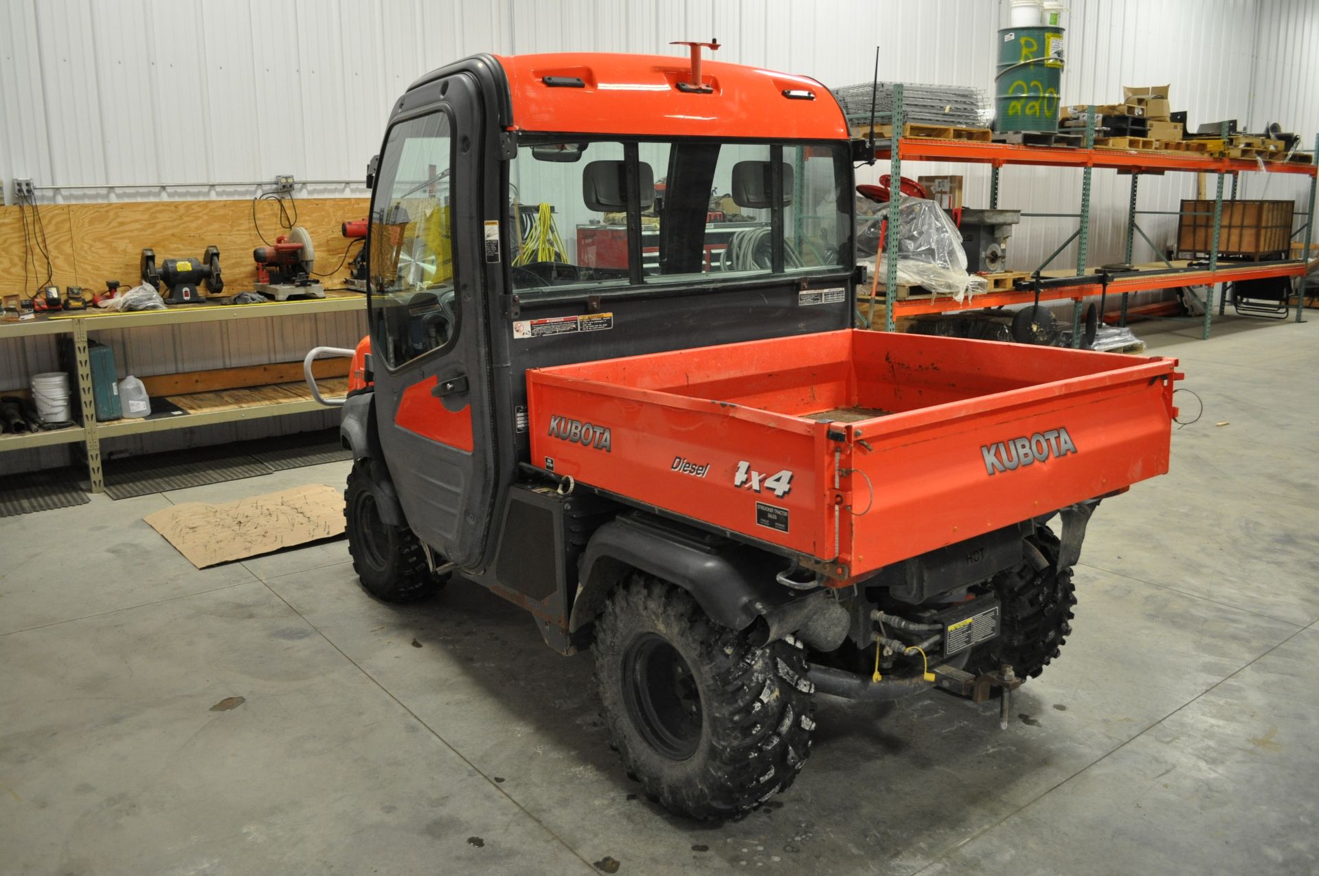 Kubota RTV 1100, 26x12 R 12 tires, C/H/A, radio, 4x4, hyd dump bed, 1070 hrs - Image 2 of 23