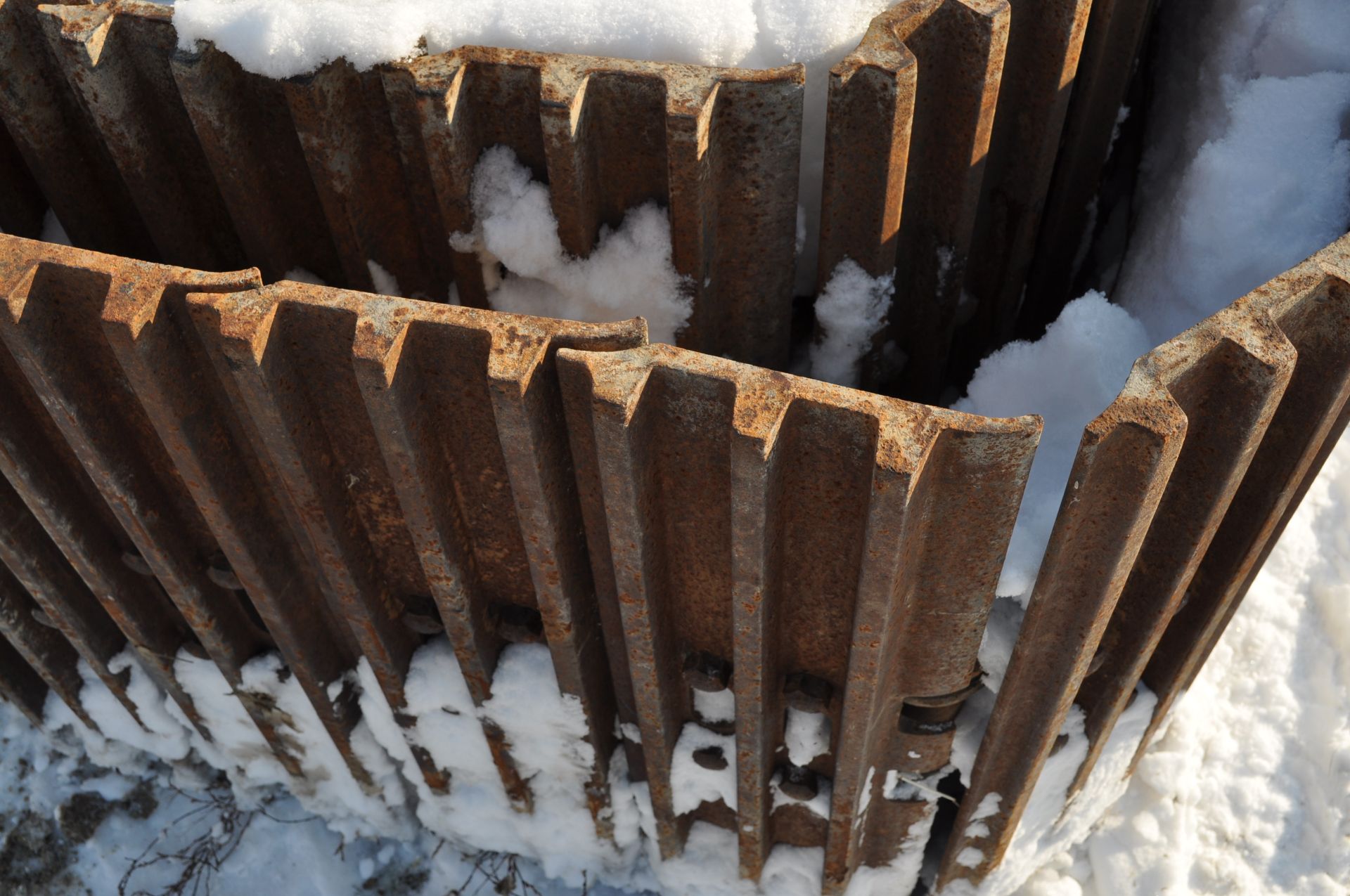 27” tracks for Inter-drain trencher, like new, street pads - Image 5 of 6