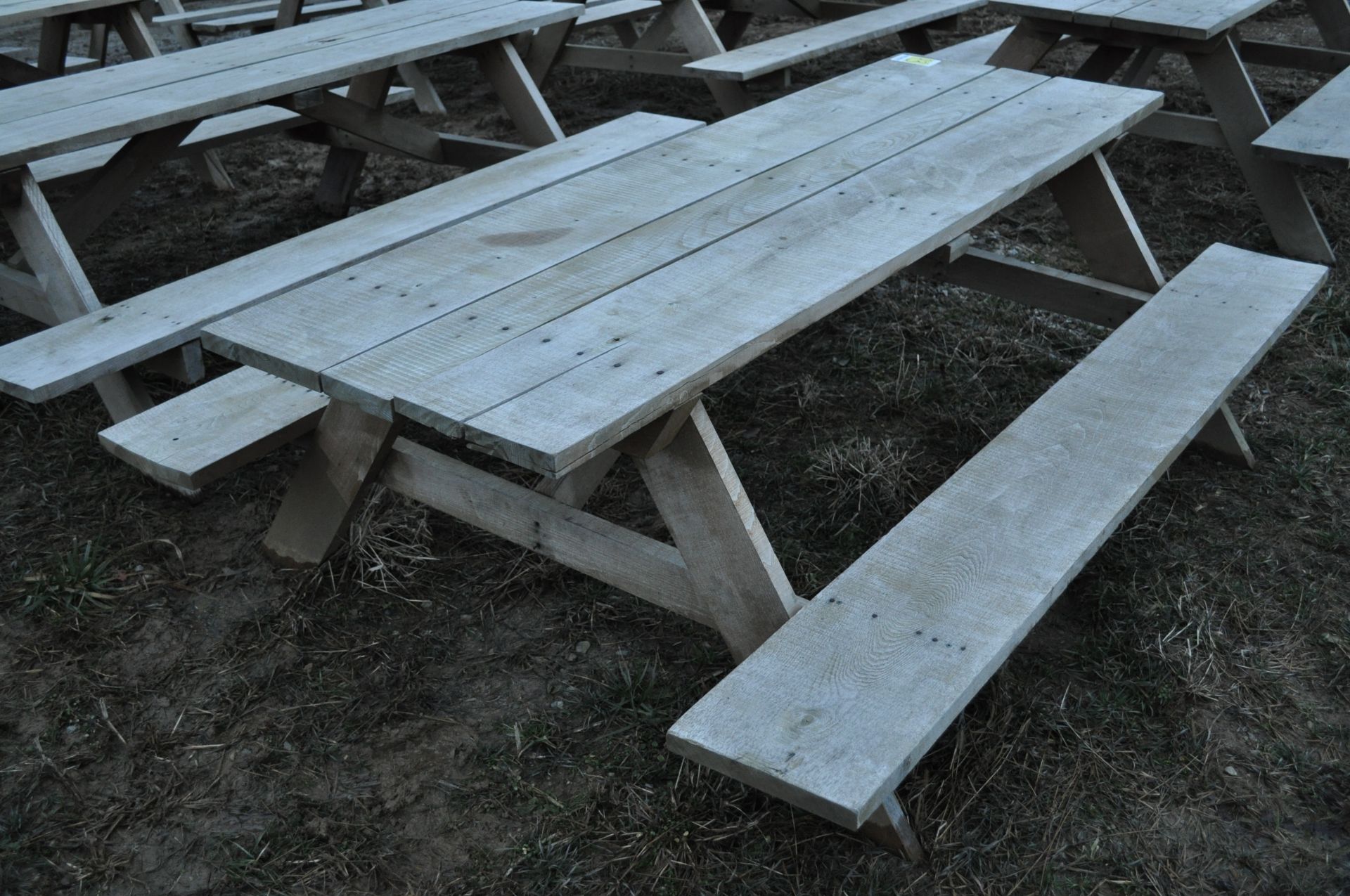 Picnic table, 8’ long - Image 2 of 2