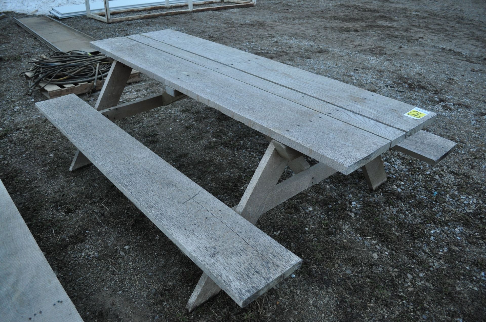 Picnic table, 8’ long - Image 2 of 2