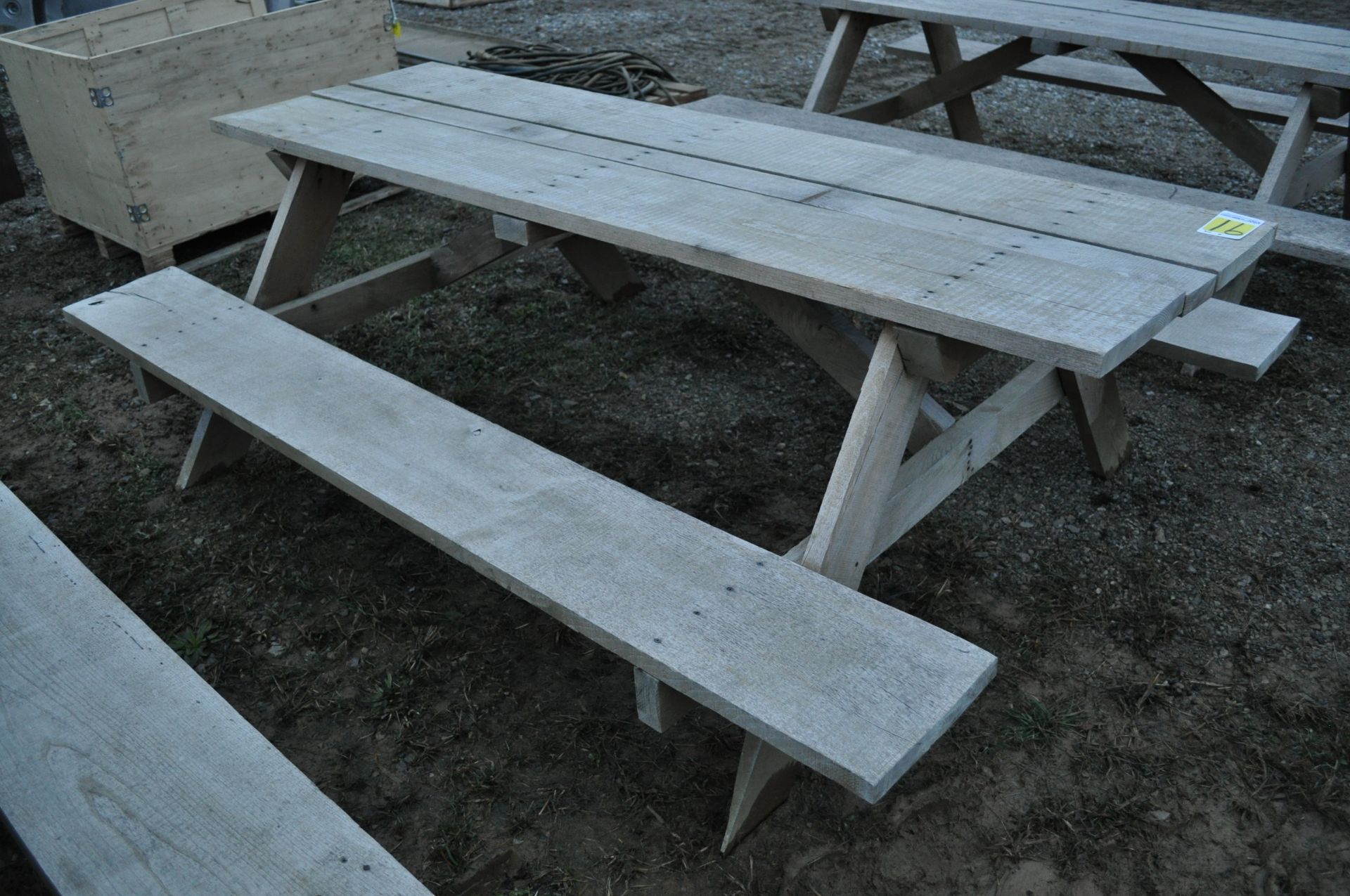 Picnic table, 8’ long - Image 2 of 2