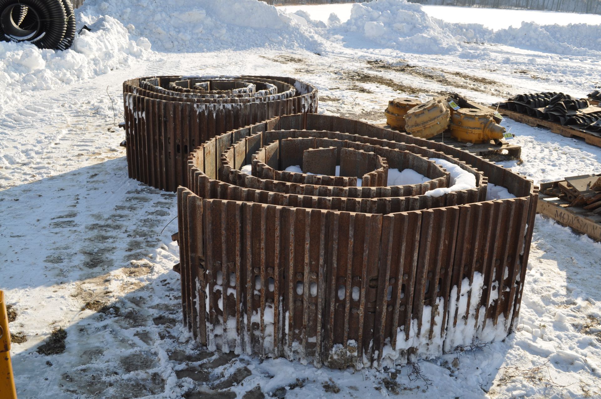 27” tracks for Inter-drain trencher, like new, street pads - Image 3 of 6