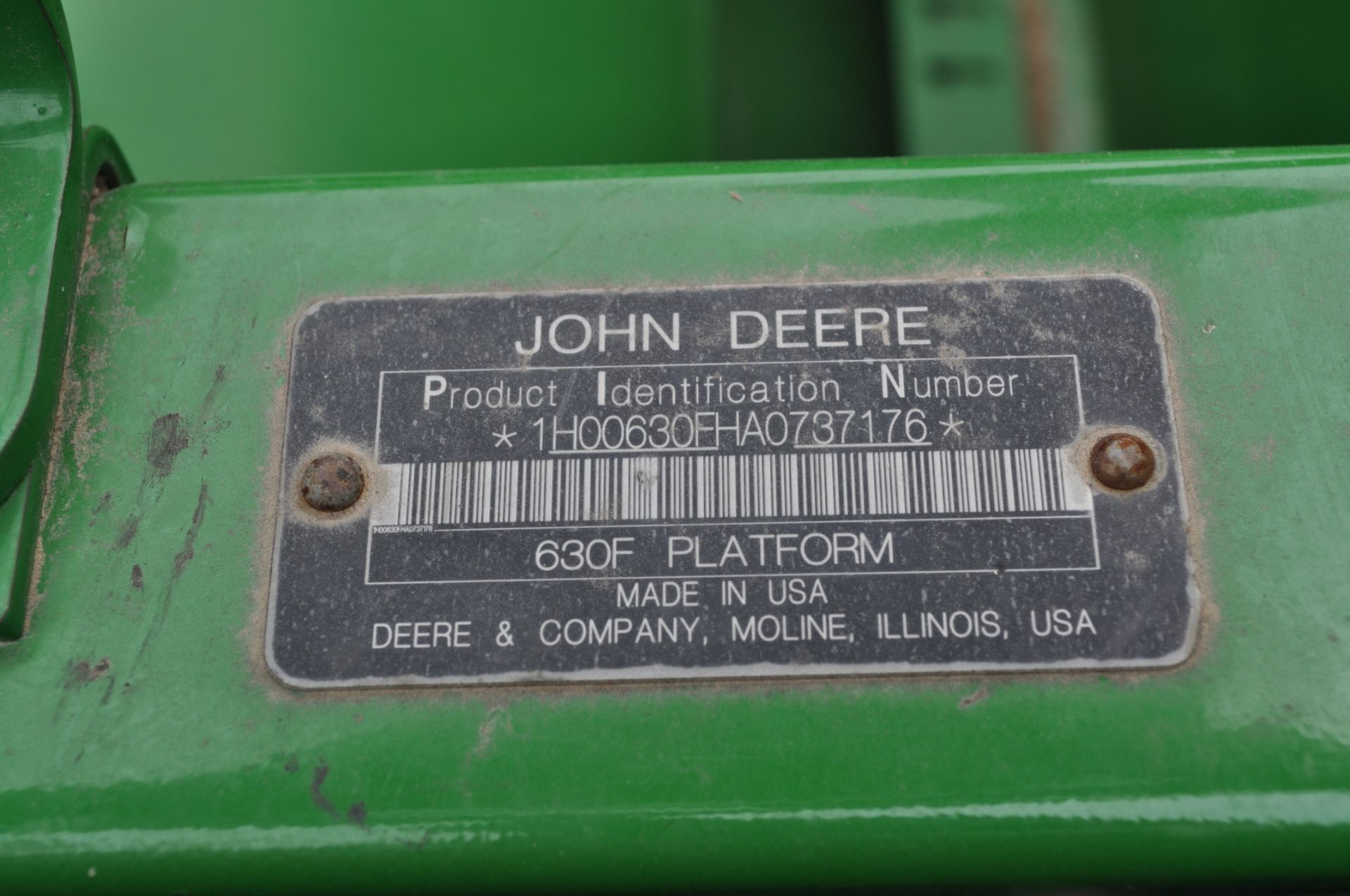 30’ John Deere 630 F grain head, hydra flex, full finger, single point, fore/aft reel - Image 9 of 9