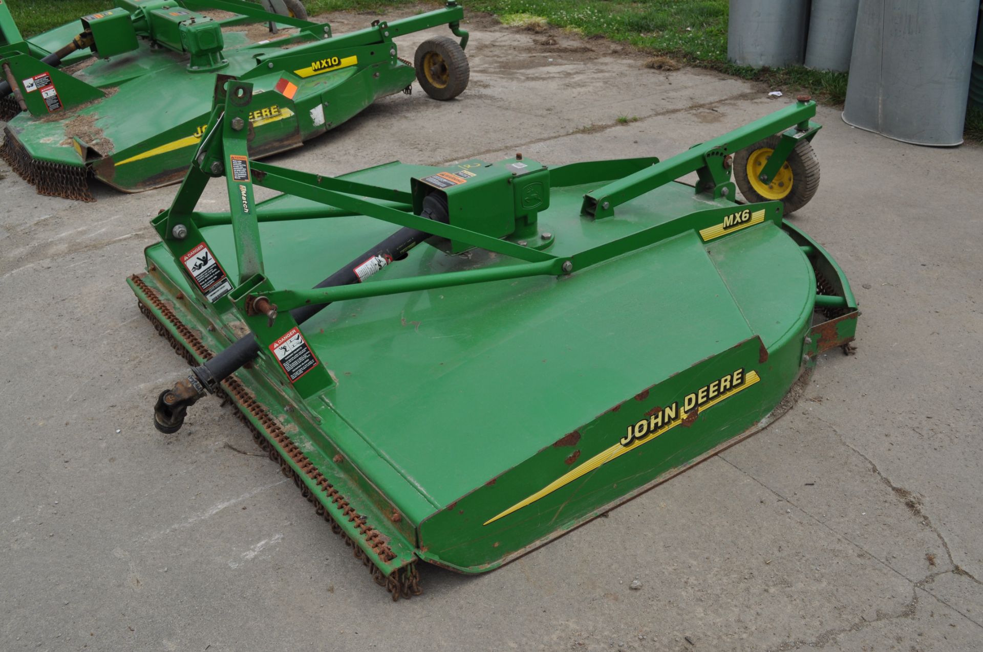 6’ John Deere MX6 rotary mower, 3 pt, 540 pto