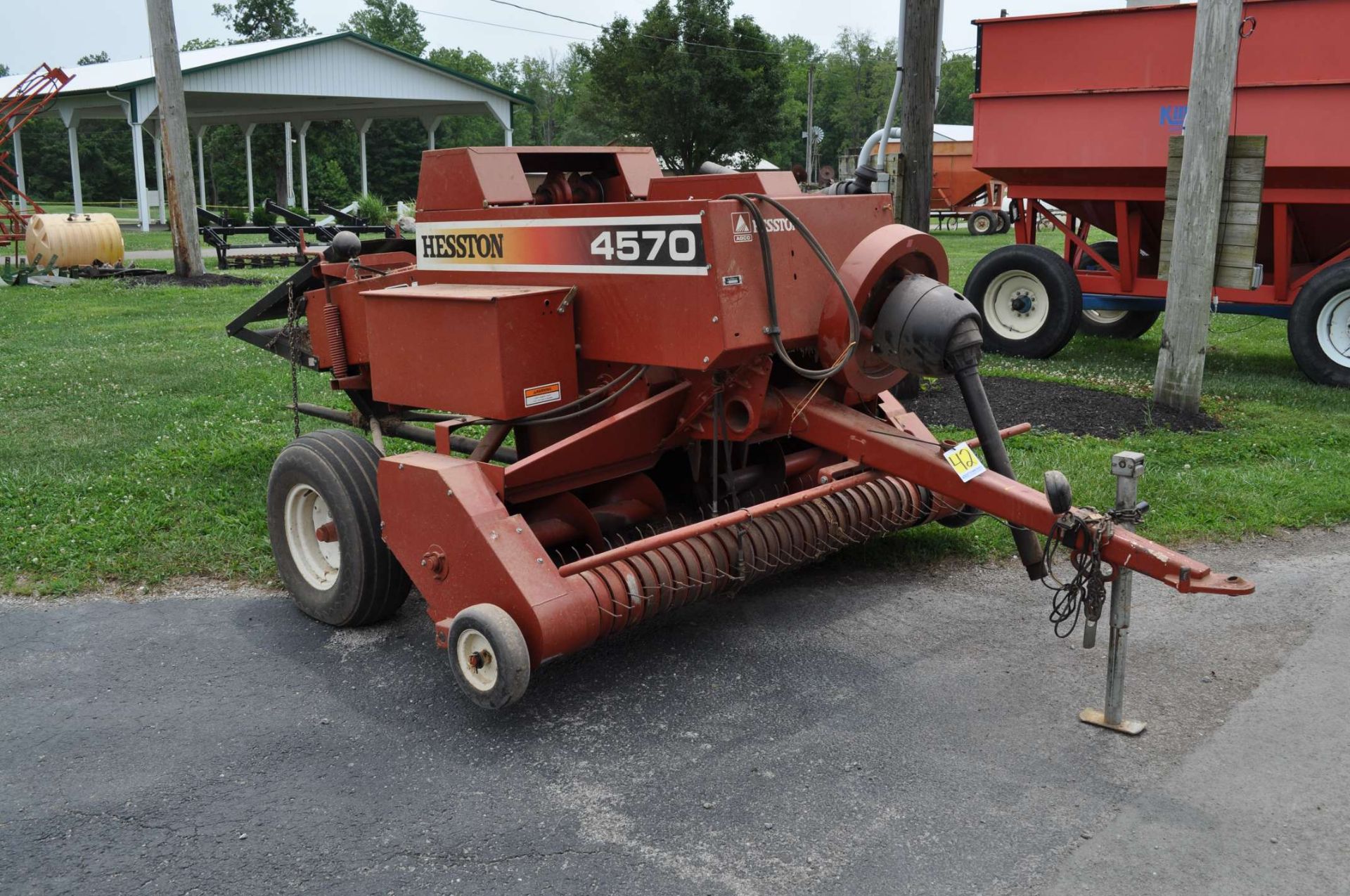 Hesston 4570 centerline baler, twine tie, 540 pto - Image 2 of 9