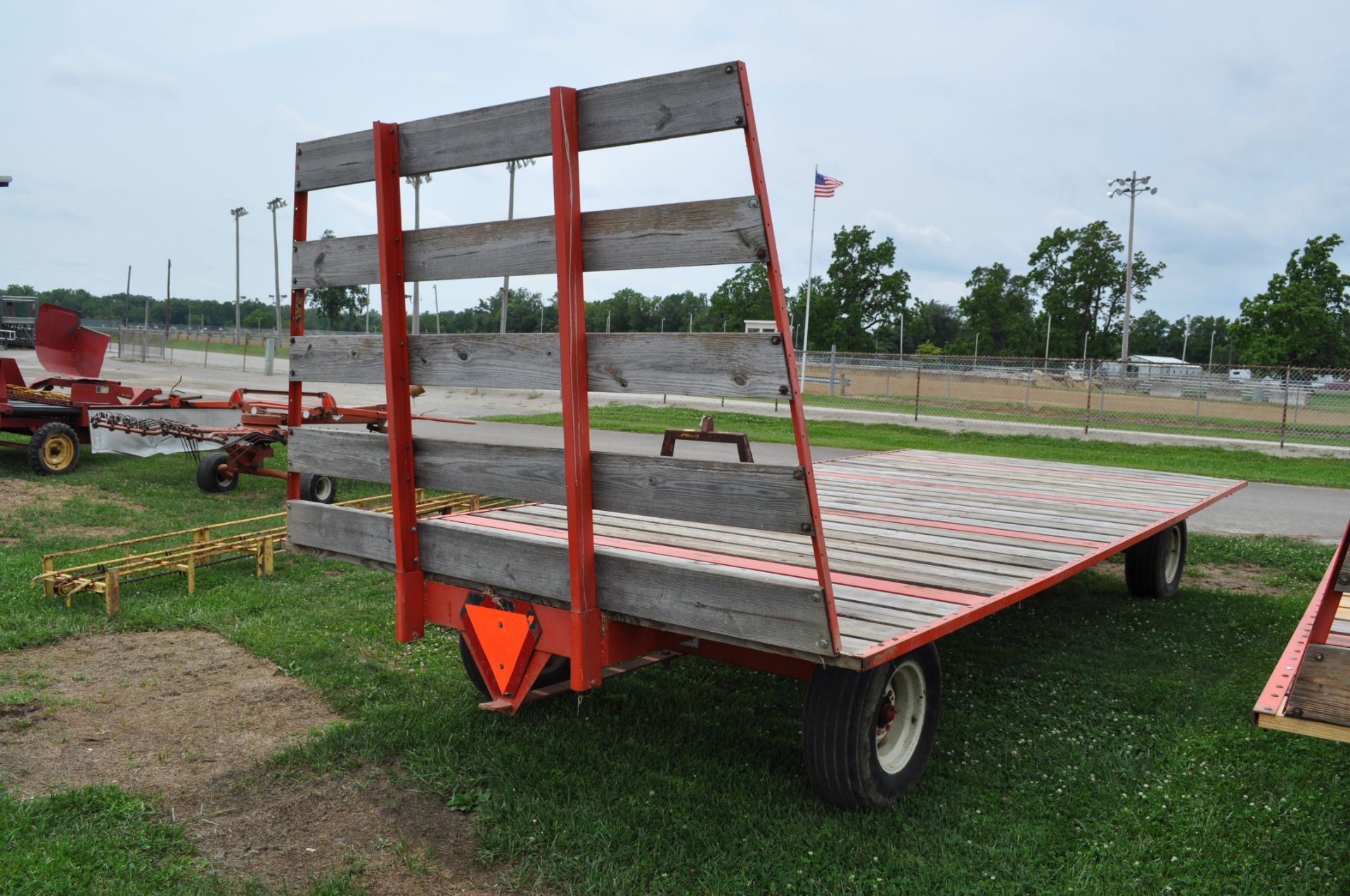 20’ x 9’ Flat rack wagon, Kory 6872 8 T running gear - Image 3 of 4
