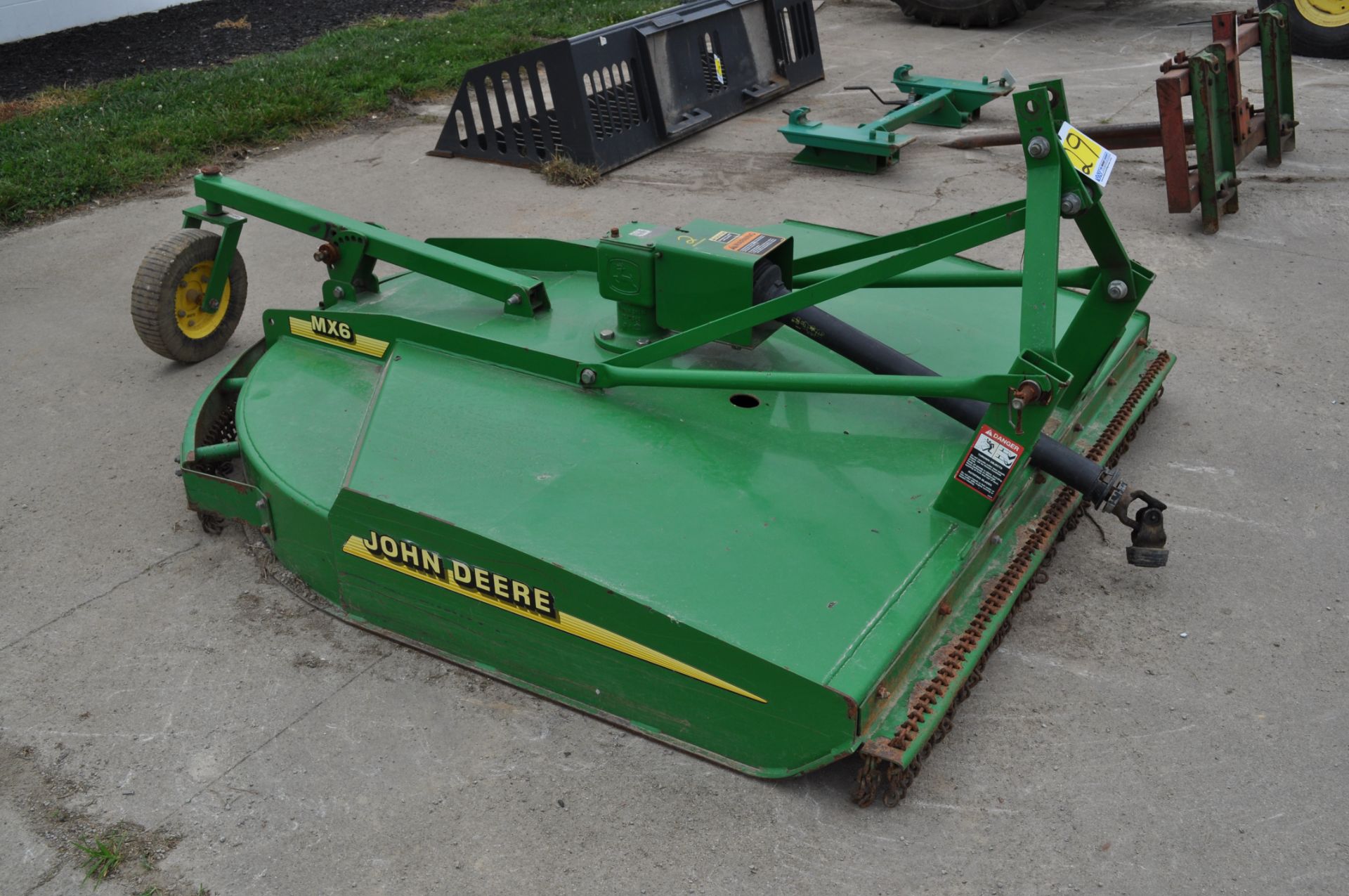 6’ John Deere MX6 rotary mower, 3 pt, 540 pto - Image 2 of 4