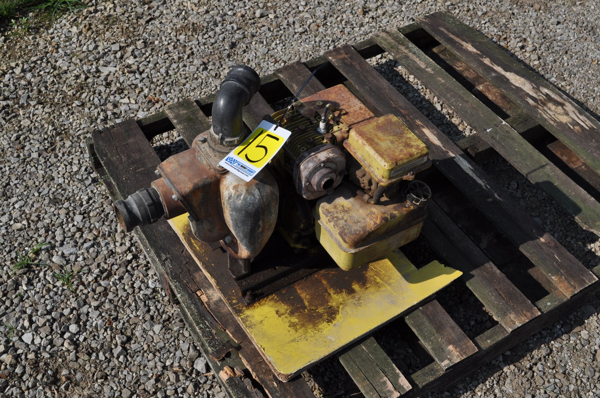 2” cast pump with gas engine