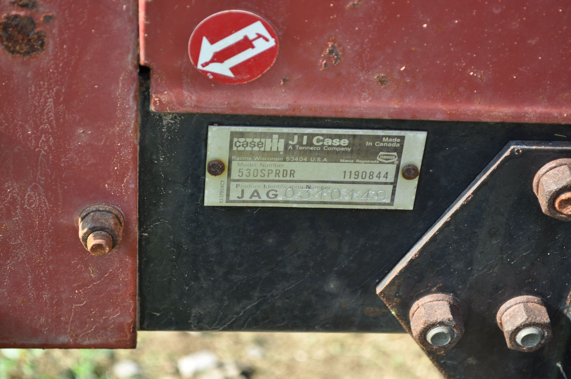 Case IH 530 manure spreader, 10’ box, 540 PTO, single beater, wood floor - Image 6 of 7