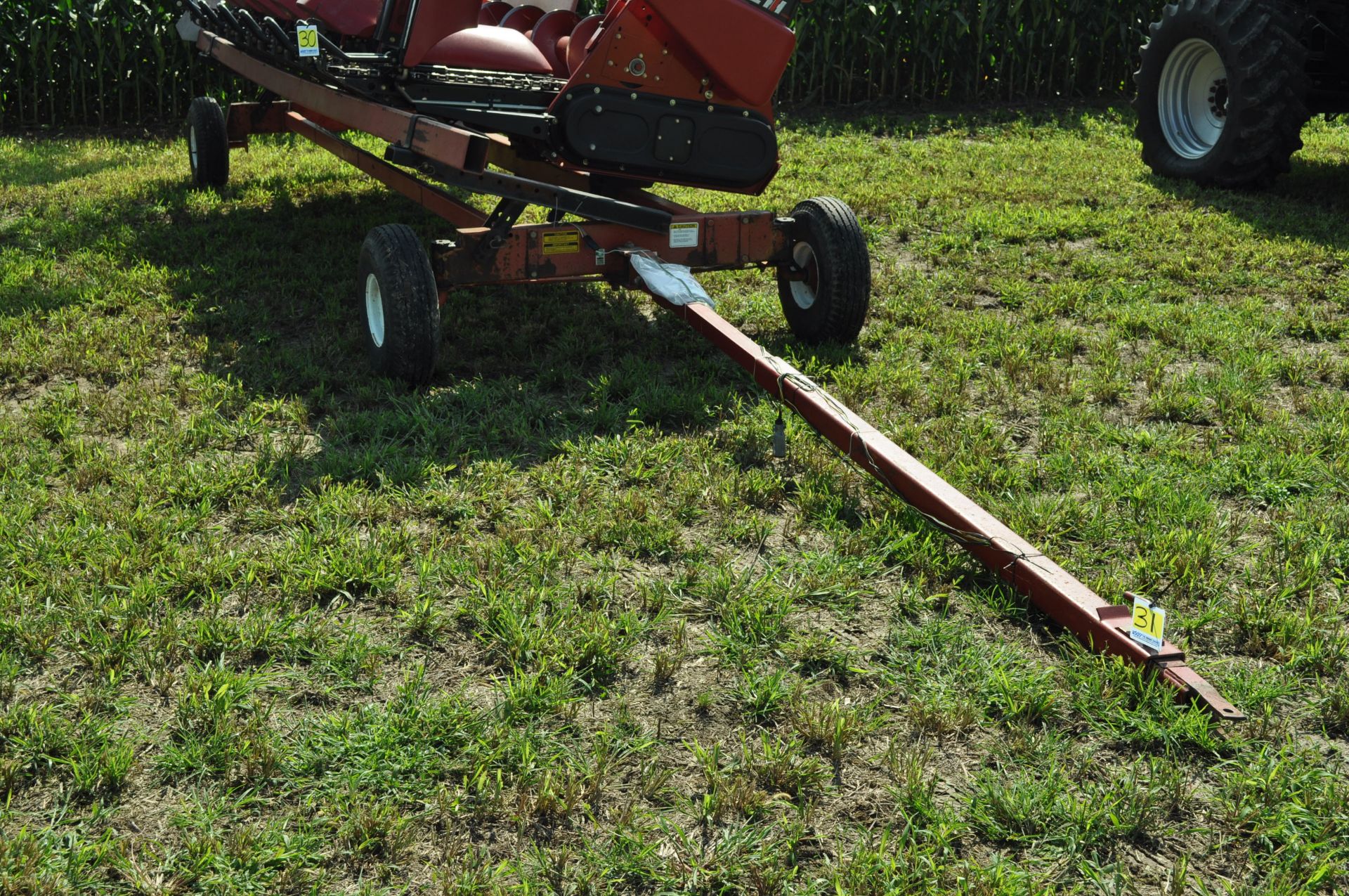 25’ Unverferth header cart, 7.50-10 tires