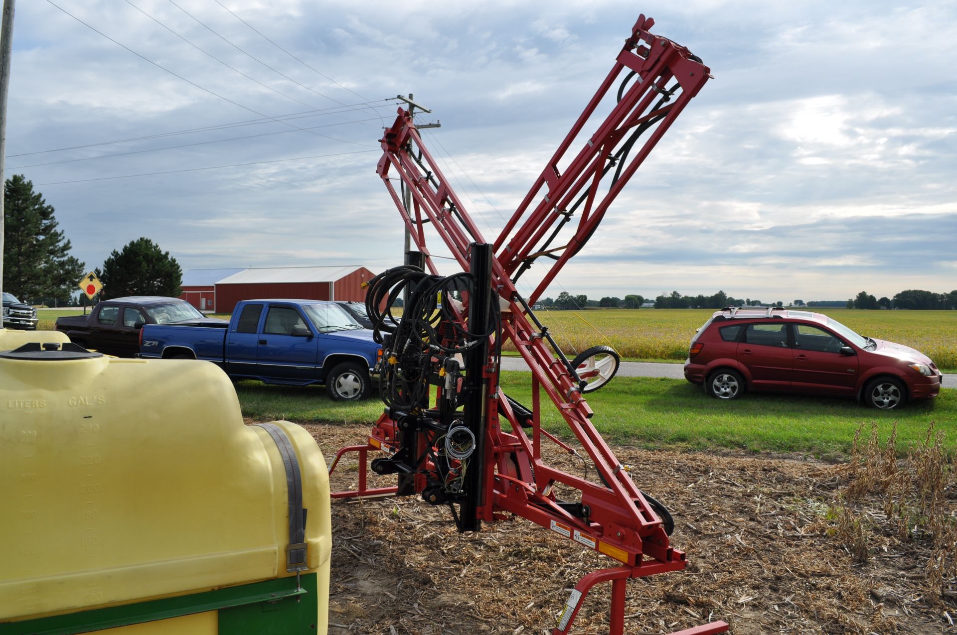 60’ Century spray boom, 3 pt, 20” spacing, 3 electric sections, hyd fold, Micro track, Spray Mate - Image 4 of 14