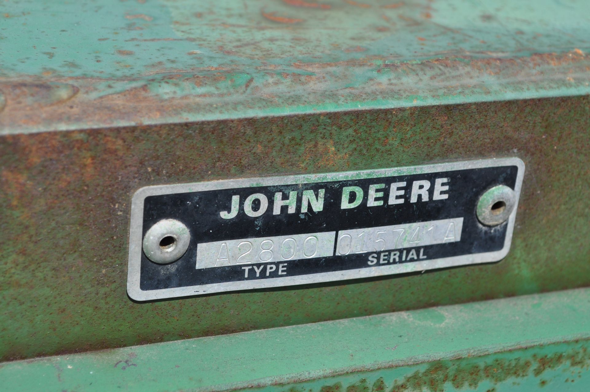 John Deere 2800 5 btm plow, semi-mounted, spring reset, SN 015741A - Image 11 of 13