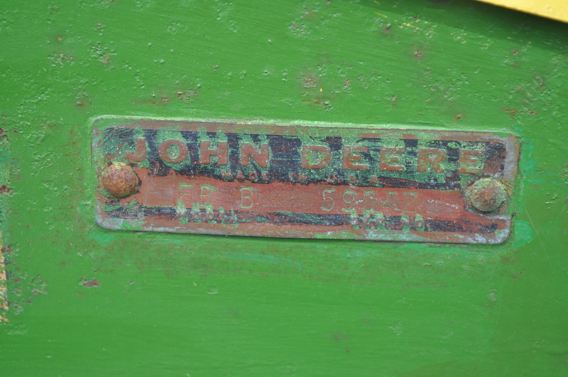 10’ John Deere FB drill w/ grass seed box, rope trip, SN 59042 - Image 5 of 9