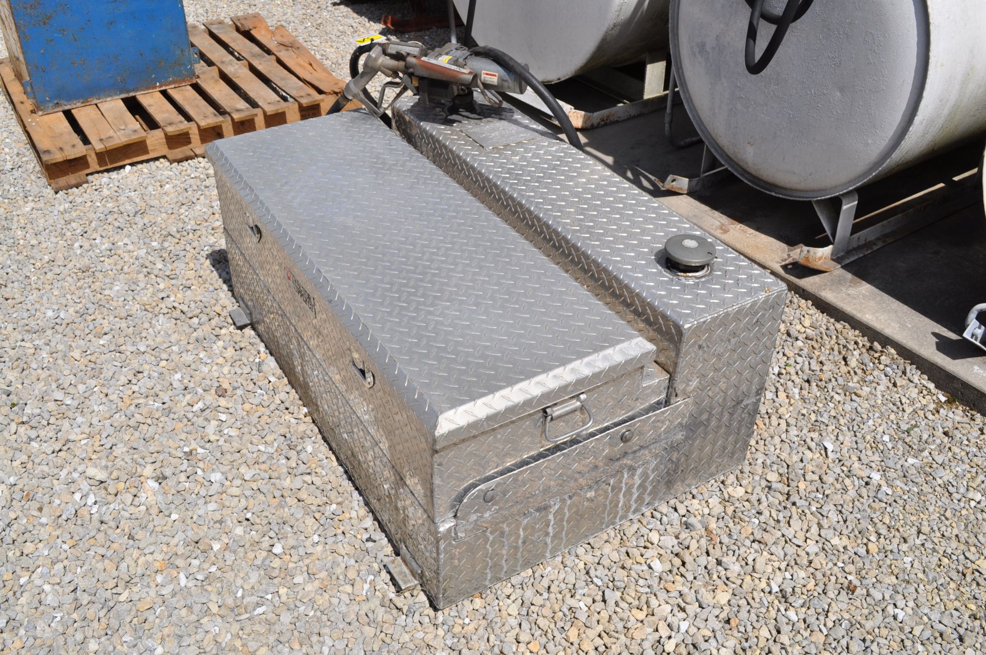 Alum fuel tank toolbox combo - Image 2 of 6