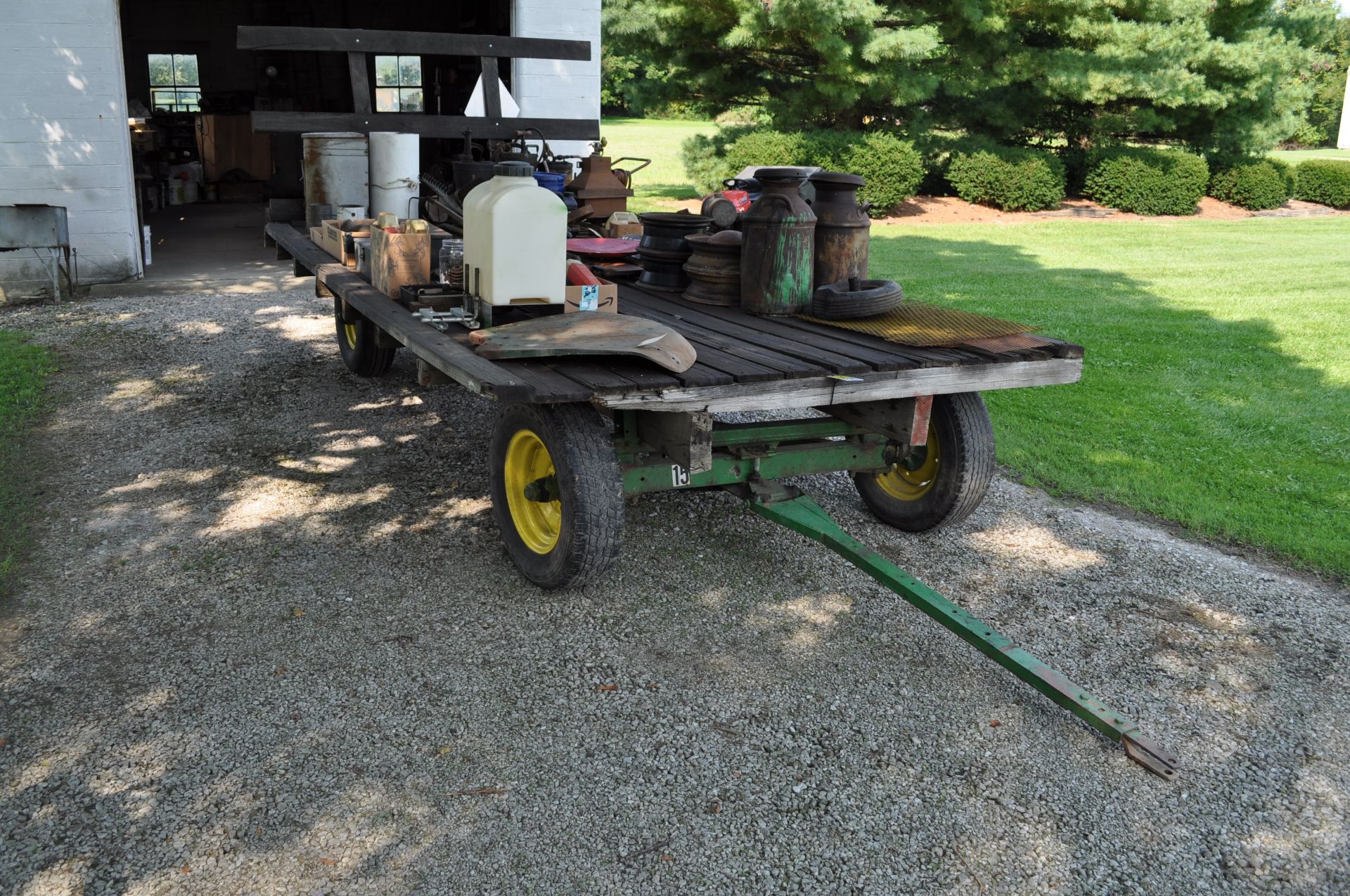 16’ flat rack wagon