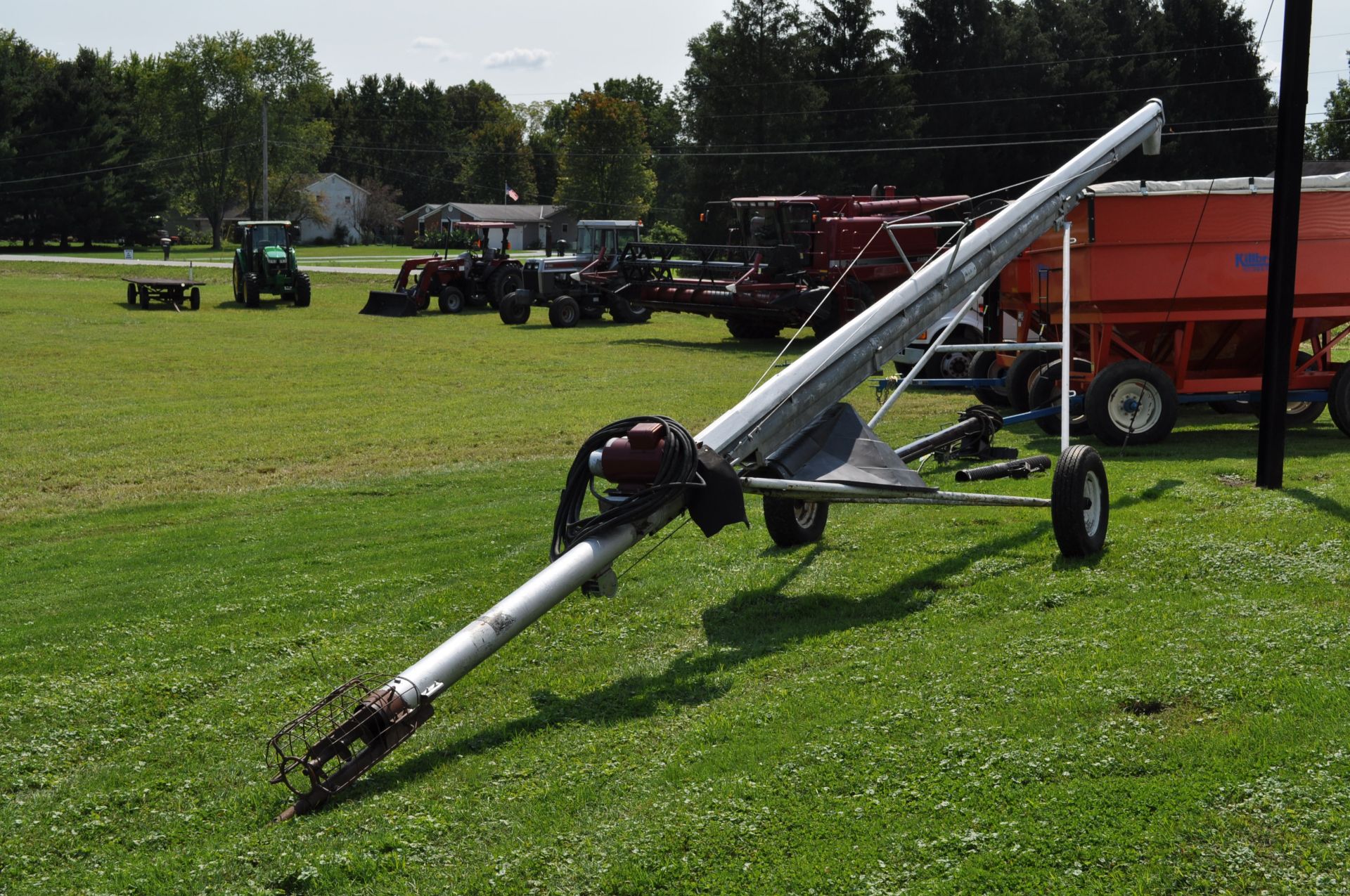 6” x 40’ Hutchinson auger, 3 hp, 220 volt motor - Image 2 of 7