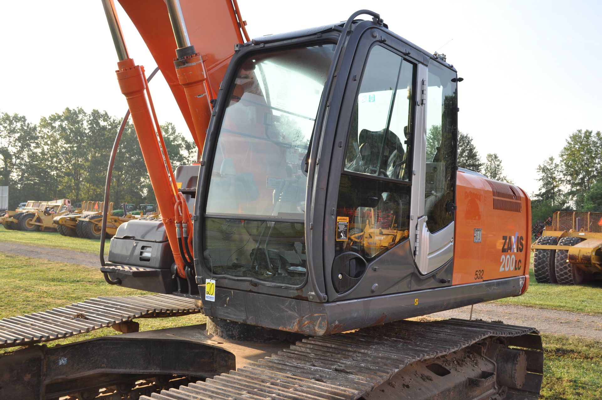 Hitachi 200LC excavator, 32” steel pads, C/H/A, JRB hyd coupler, 25" rock bucket w/ duckbill - Image 13 of 38