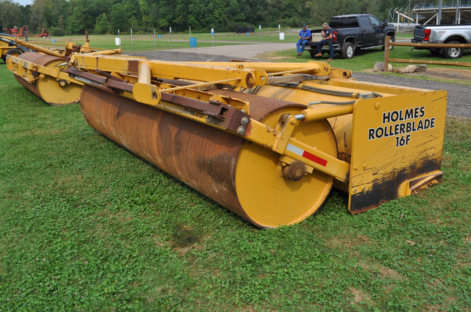 16’ Holmes Rollerblade 16F blade, pull type, hyd lift - Image 3 of 12
