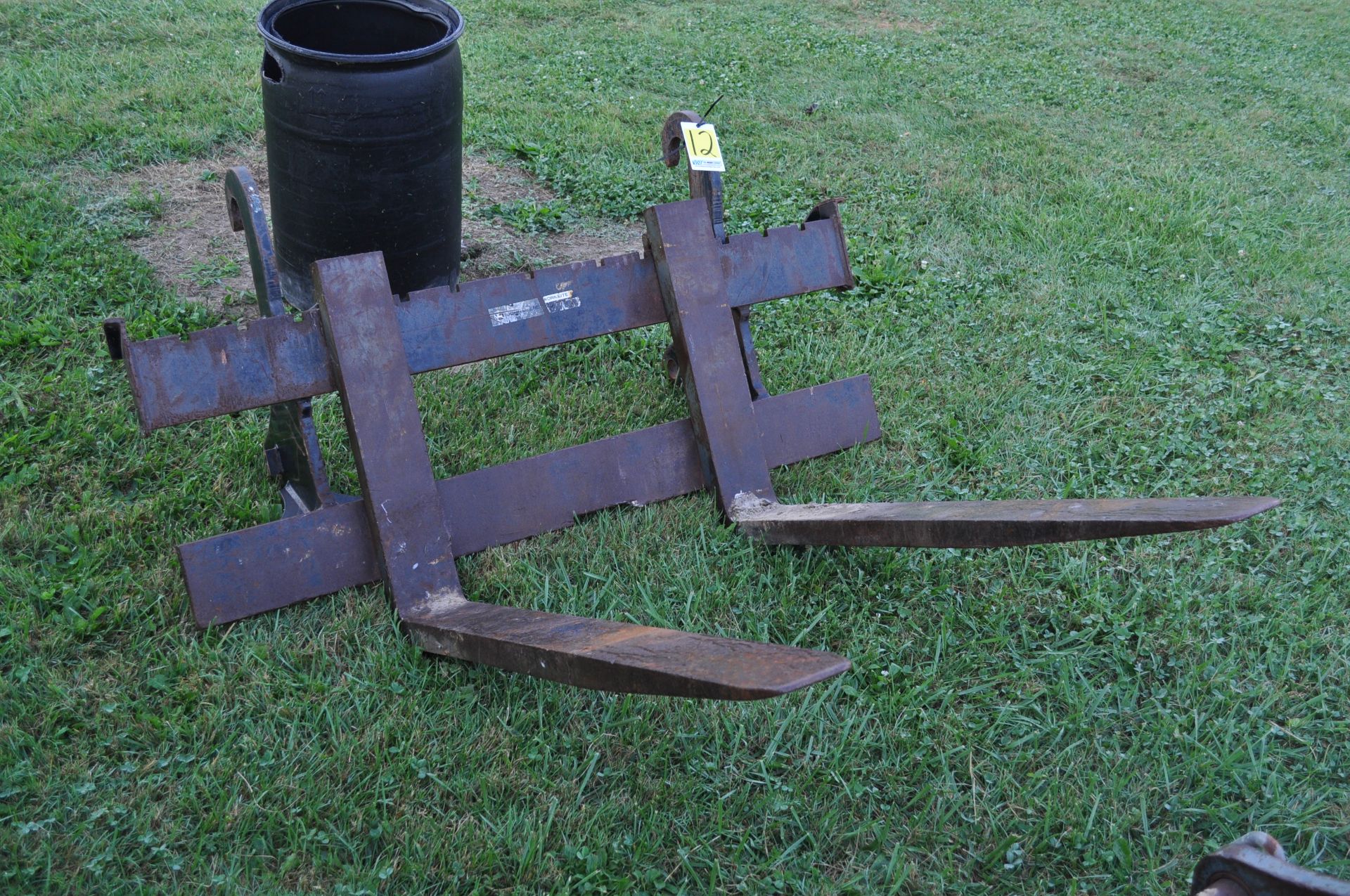 48" Pallet forks for a John Deere 410J backhoe - Image 4 of 4