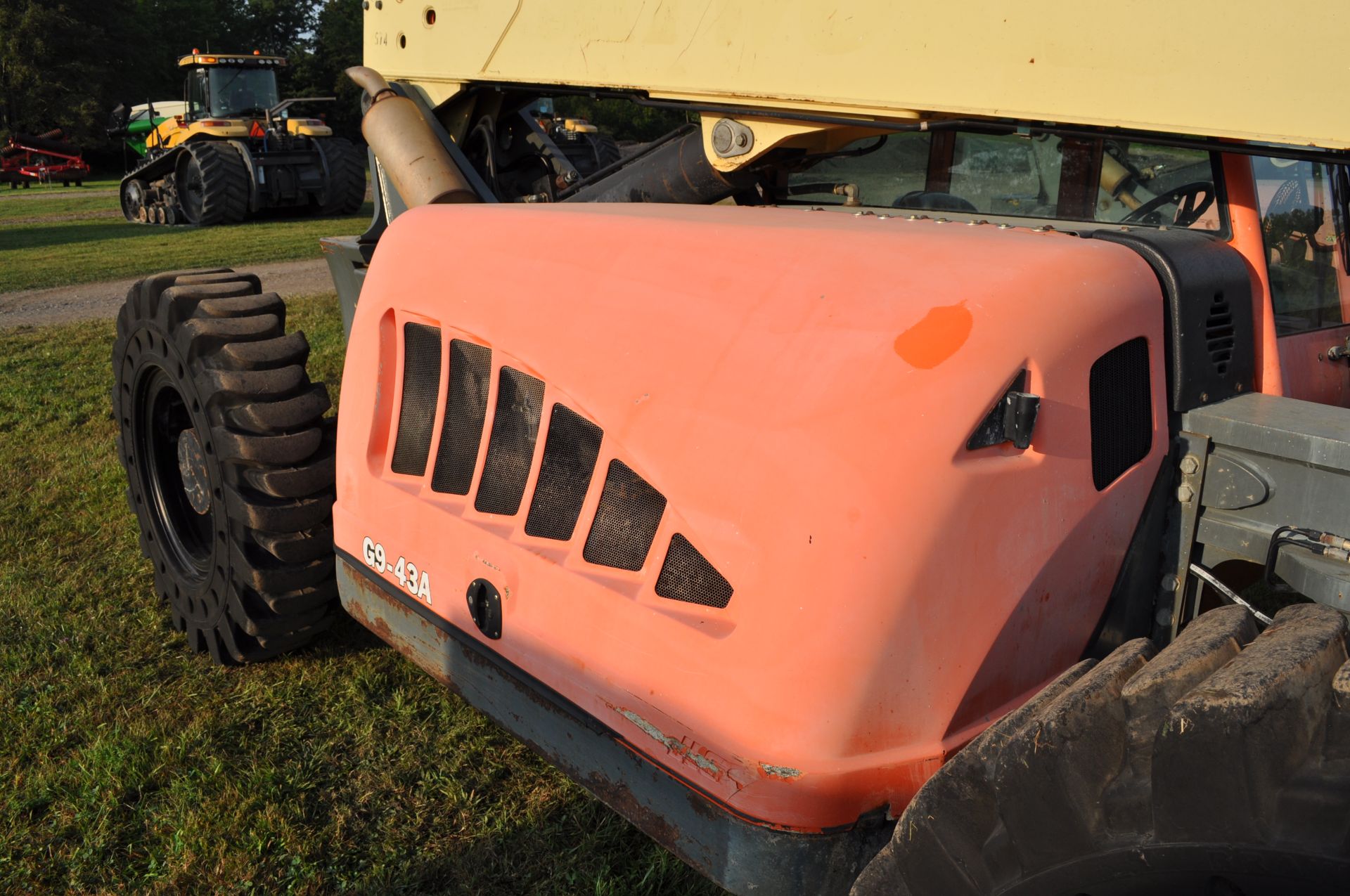 JLG G9-43A telehandler, 4x4, Perkins diesel, all wheel steer, 13.00-24 solid tires, cab, 7441 hrs - Image 16 of 29