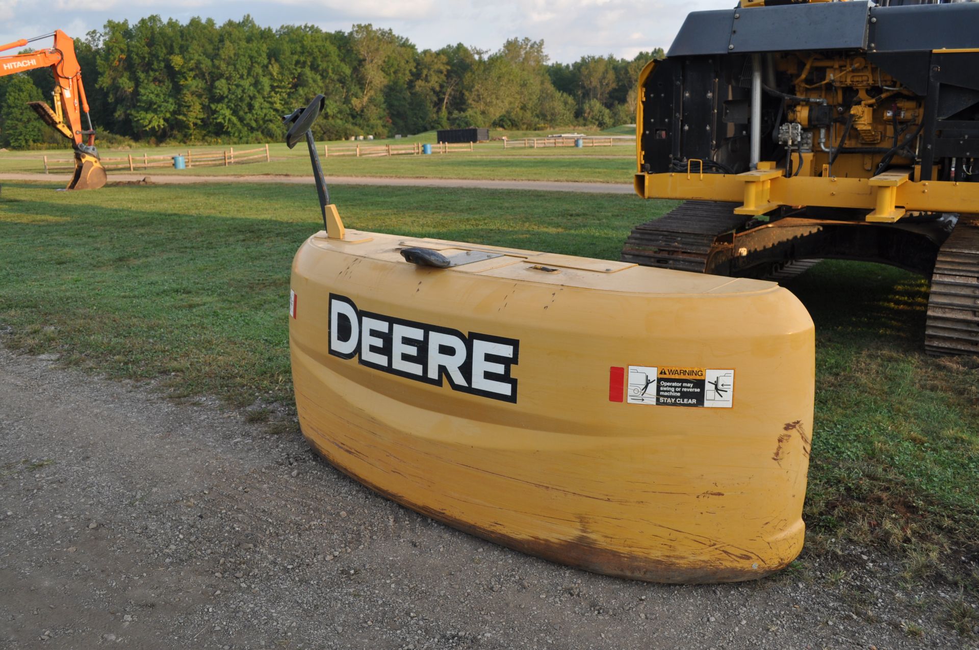 John Deere 350G LC excavator, 32” steel pads, C/H/A, JRB hyd coupler, aux boom hyd, 4624 hrs - Image 6 of 45