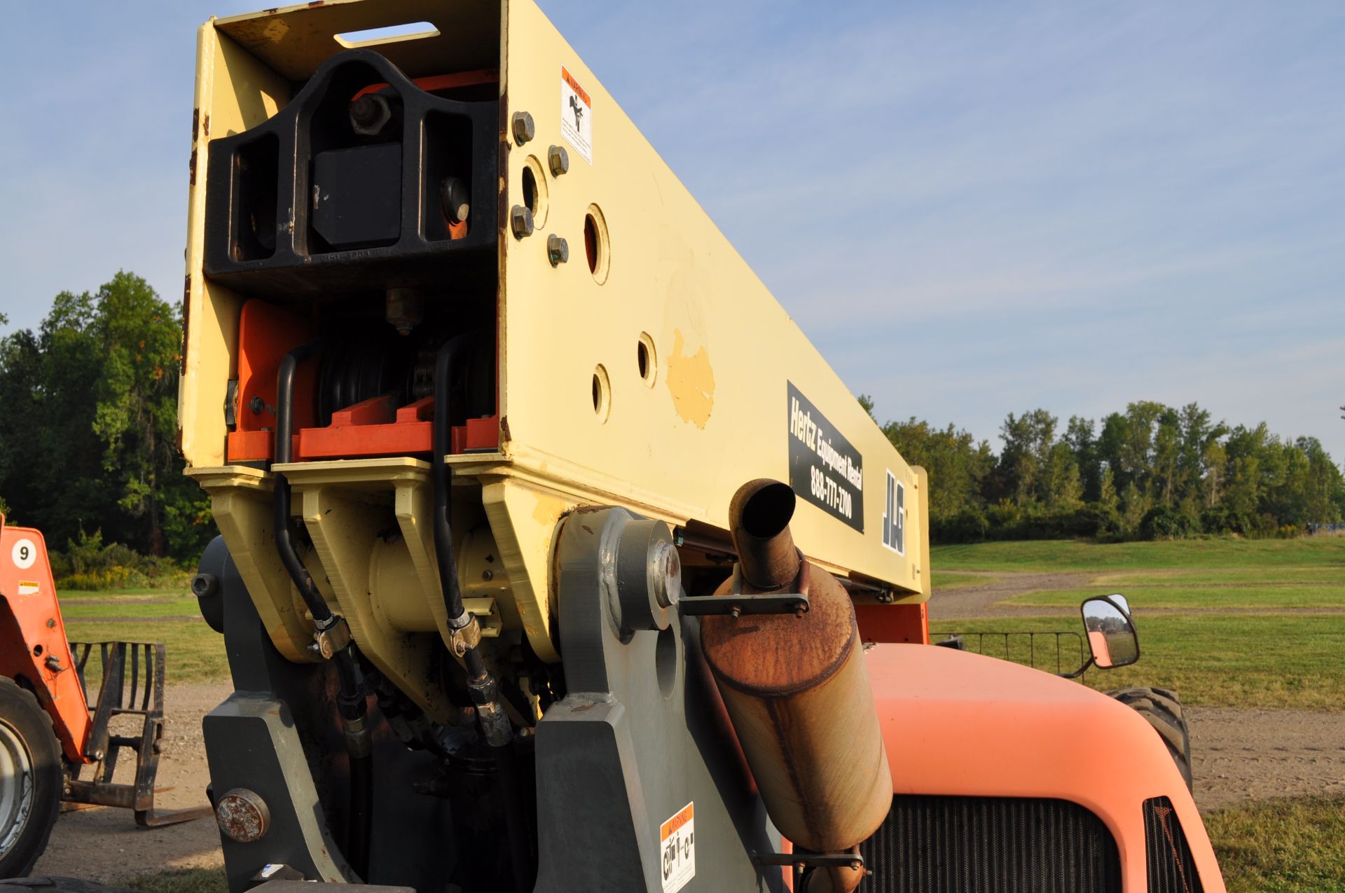 JLG G9-43A telehandler, 4x4, John Deere diesel, all wheel steer, 13.00-24 tires, cab, 6345 hrs - Image 14 of 26