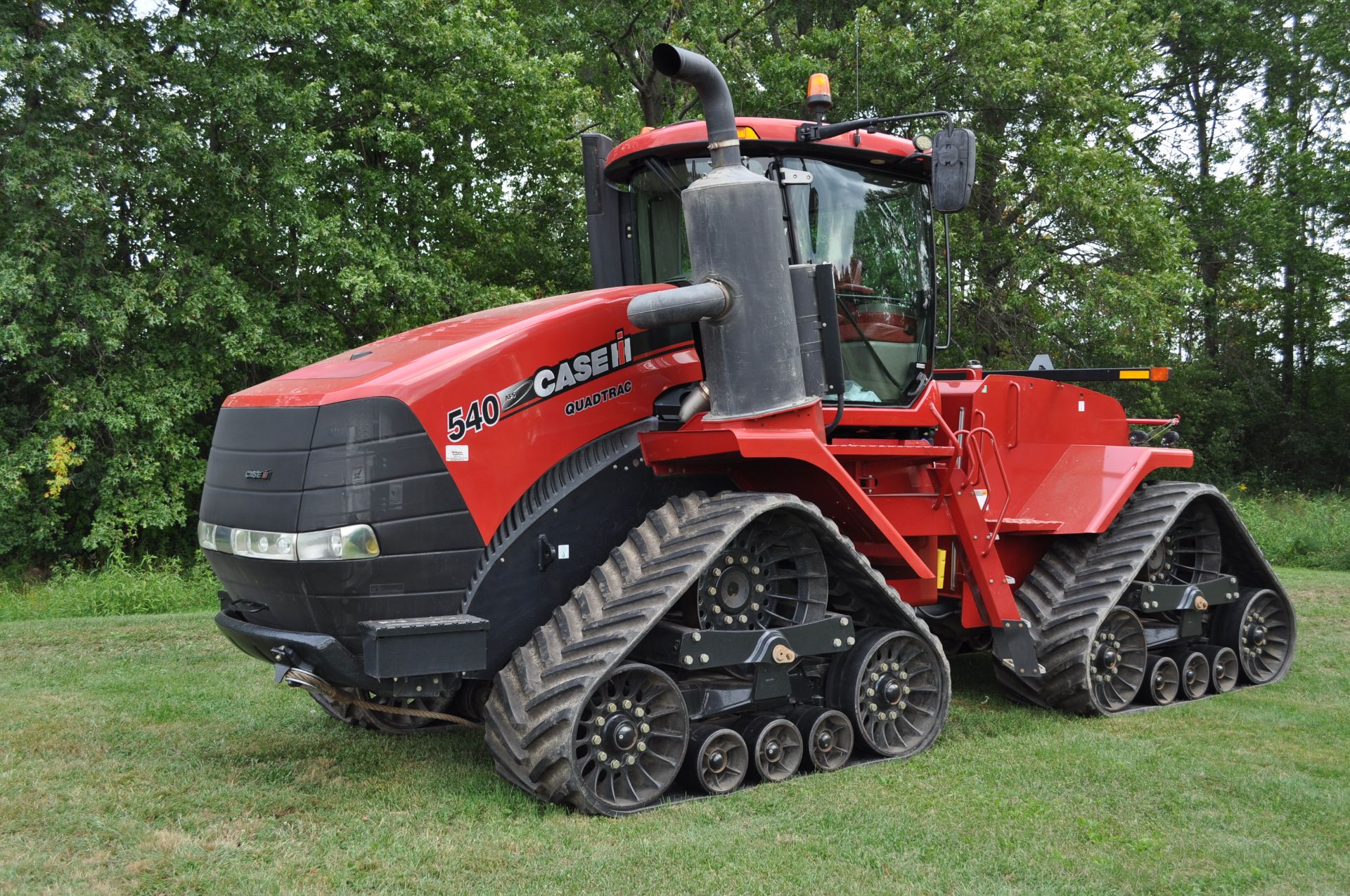 2015 Case IH 540 QuadTrac tractor, powershift, 30” belts, 6 hyd remotes, 1000 PTO, ag drawbar