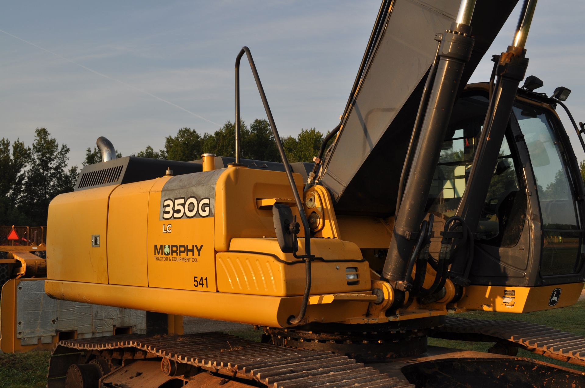 John Deere 350G LC excavator, 32” steel pads, C/H/A, JRB hyd coupler, aux boom hyd, 4624 hrs - Image 22 of 45