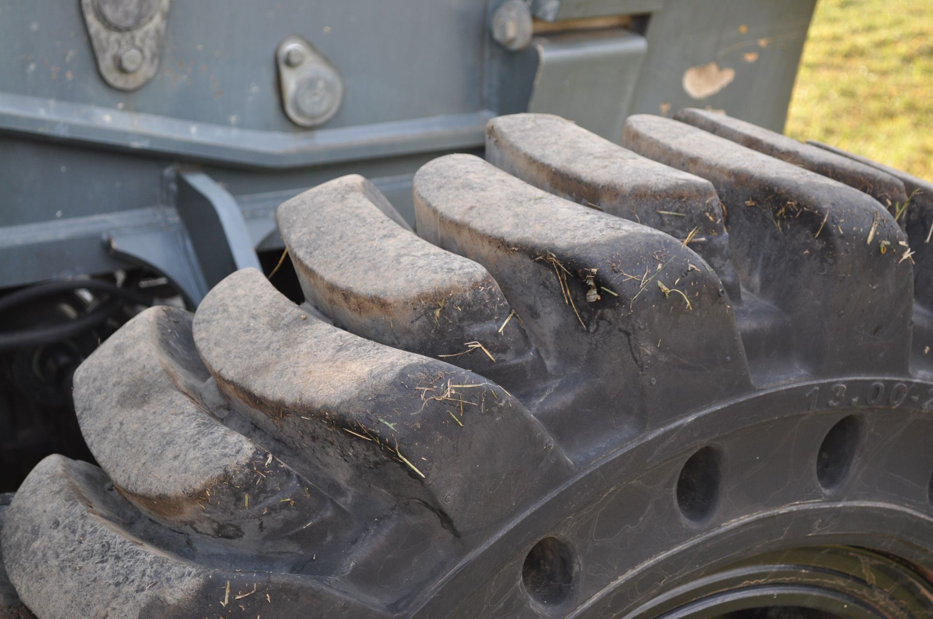 JLG G9-43A telehandler, 4x4, Perkins diesel, all wheel steer, 13.00-24 solid tires, cab, 7441 hrs - Image 6 of 29