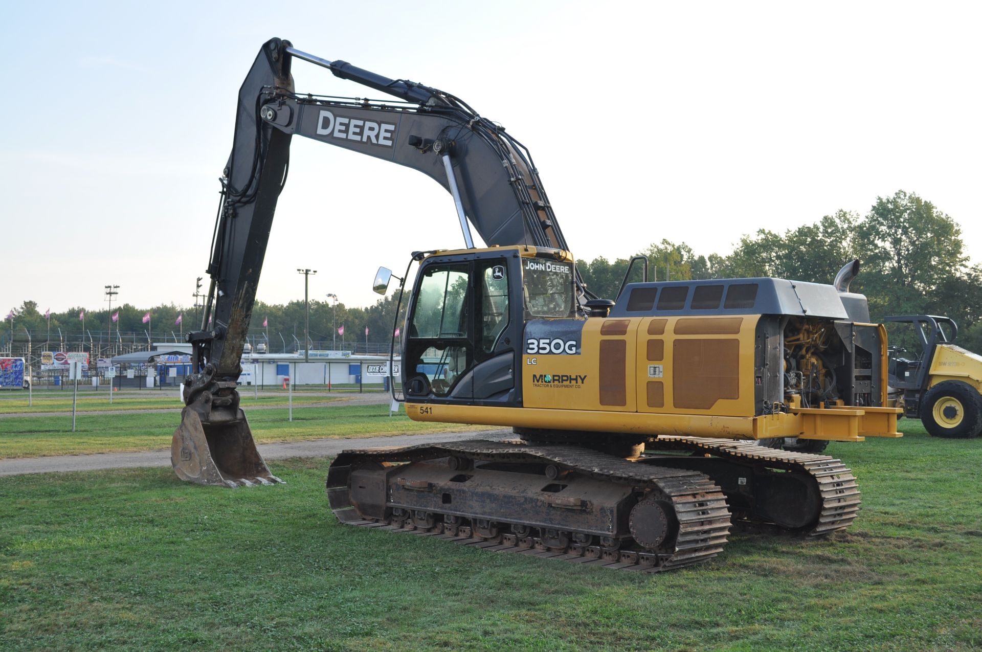 John Deere 350G LC excavator, 32” steel pads, C/H/A, JRB hyd coupler, aux boom hyd, 4624 hrs - Image 3 of 45