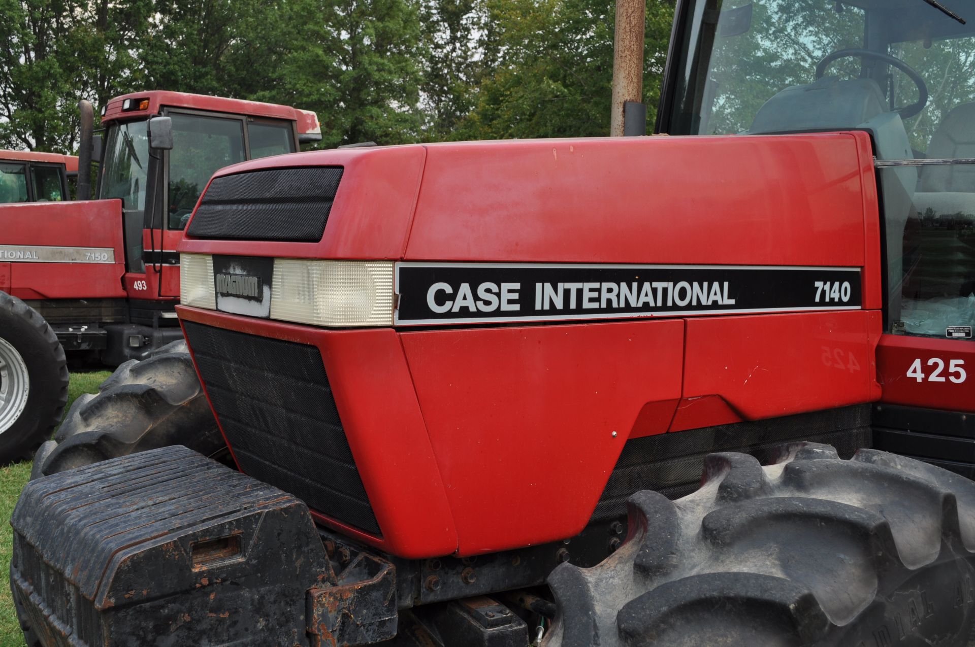 Case IH 7140 tractor, MFWD, C/H/A, 480/80R46 rear duals, 420/90R30 front, 18F 4R powershift - Image 12 of 28